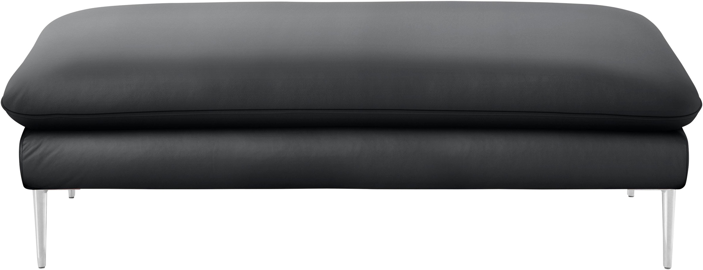 W.SCHILLIG Hocker »enjoy&MORE«, Füße Chrom glänzend, Breite 151 cm