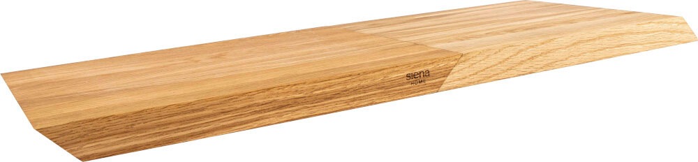 Siena Home Schneidebrett »BRESCIA«, (2 St.), 45° Griffleiste, aus FSC®-zertifiziertem Eichenholz