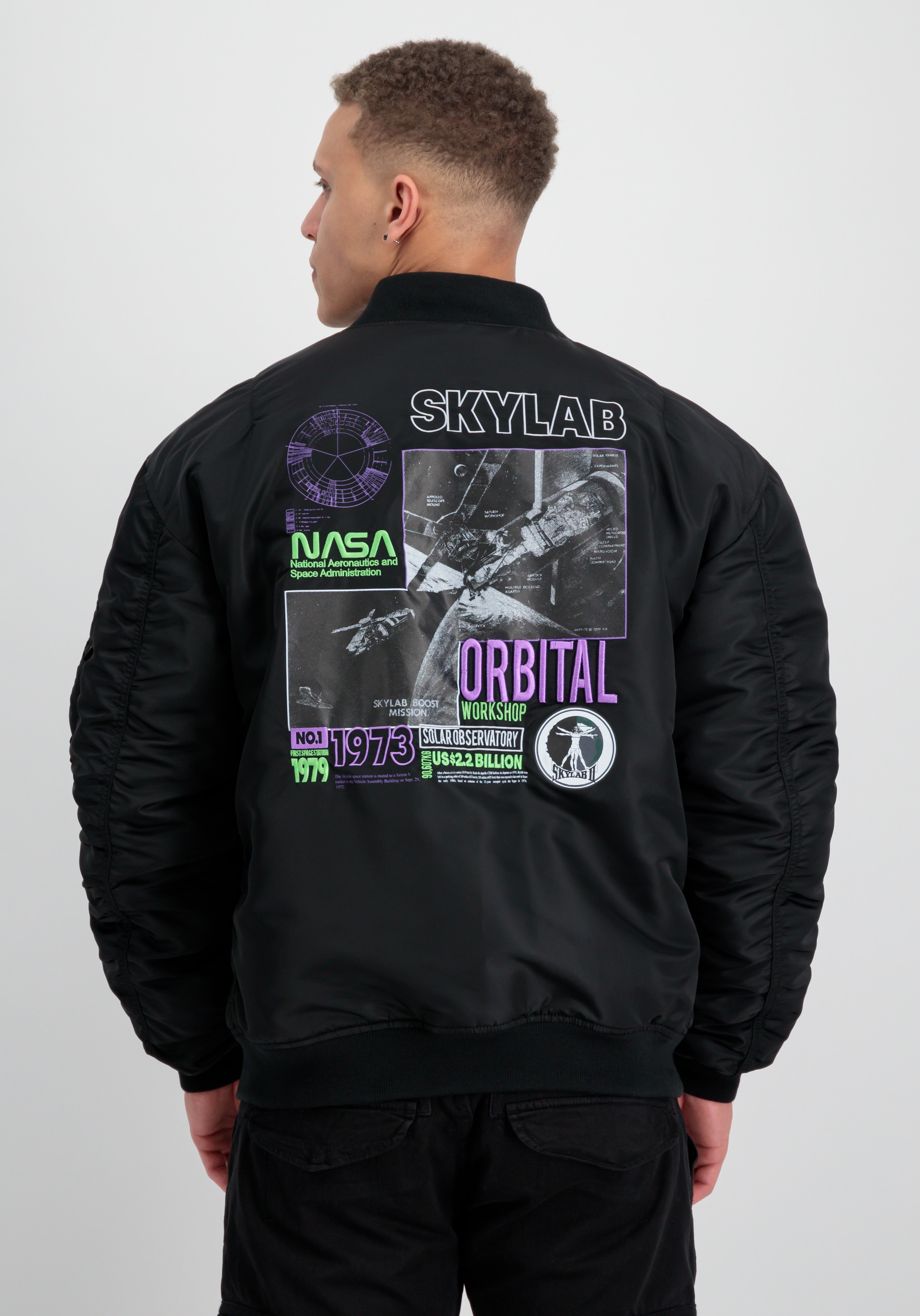Alpha Industries Bomberjacke »Alpha Industries Men - Bomber Jackets MA-1 NASA Skylab«