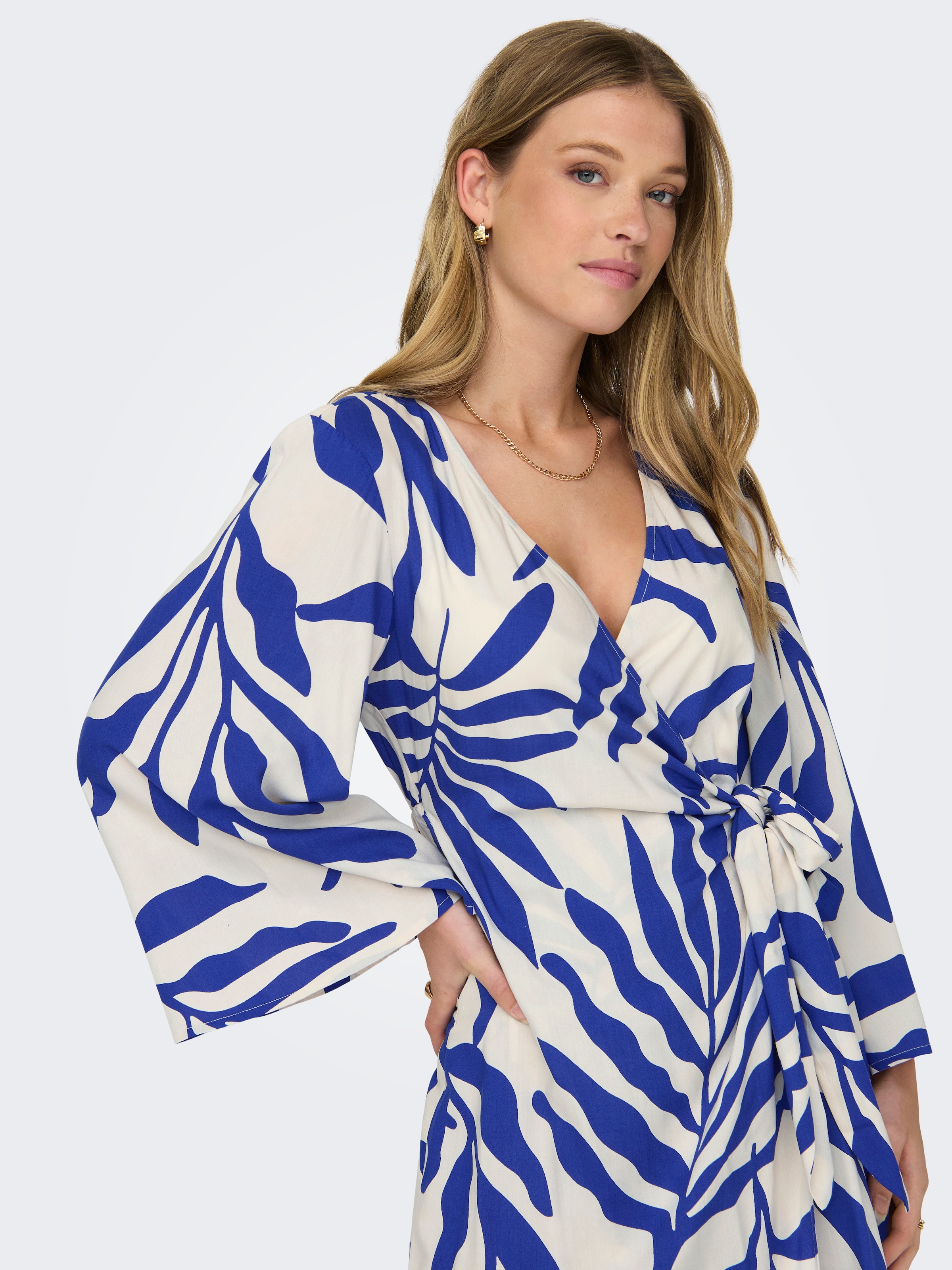 JDY Wickelkleid »JDYSEZEN LIFE 7/8 SHORT DRESS WVN DIA«