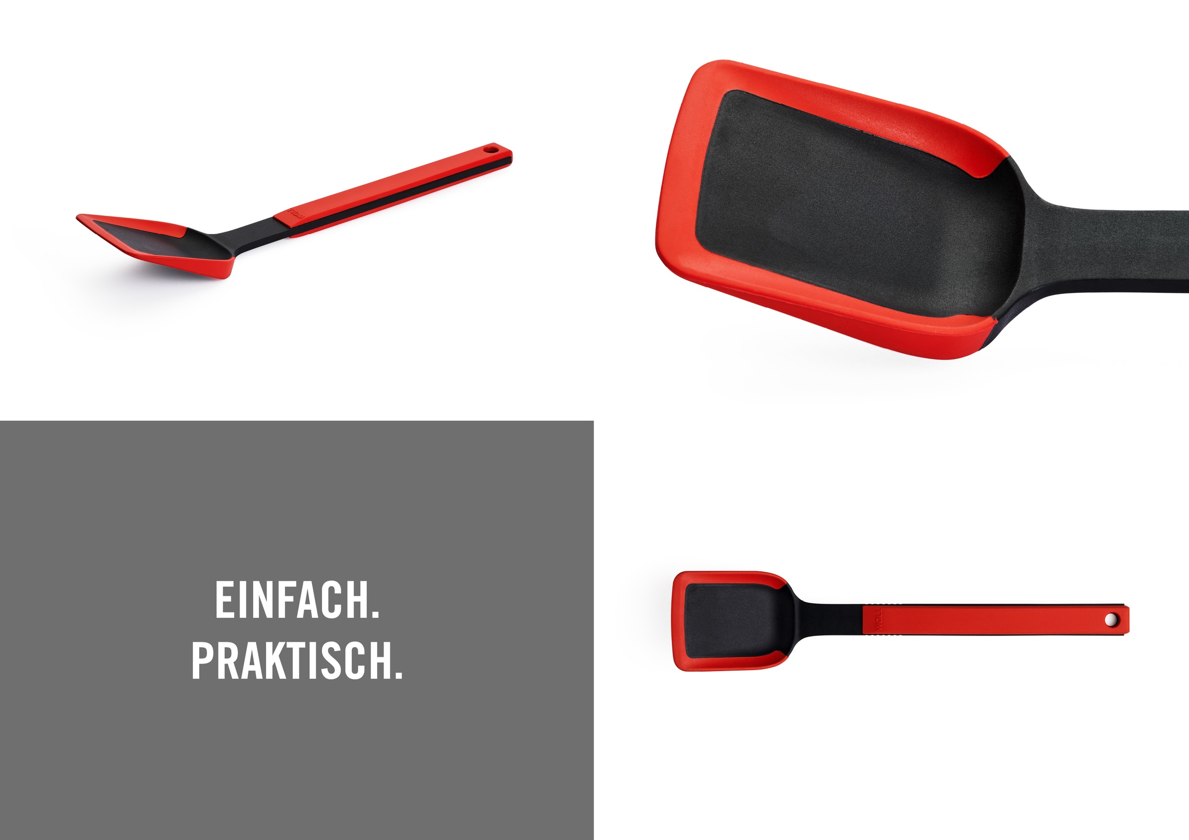WOLL Pfannenwender »Cook it«, (1 tlg.), aus hochwertigem Kunststoff und Sil günstig online kaufen