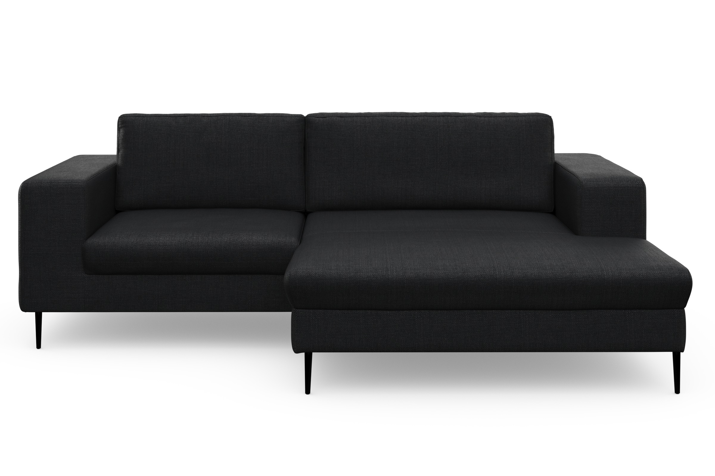 DOMO collection Ecksofa »Modica kompakt und elegant, Breite 244, L-Form«, moderne Optik mit extrabreiter Recamiere, auch in Cord