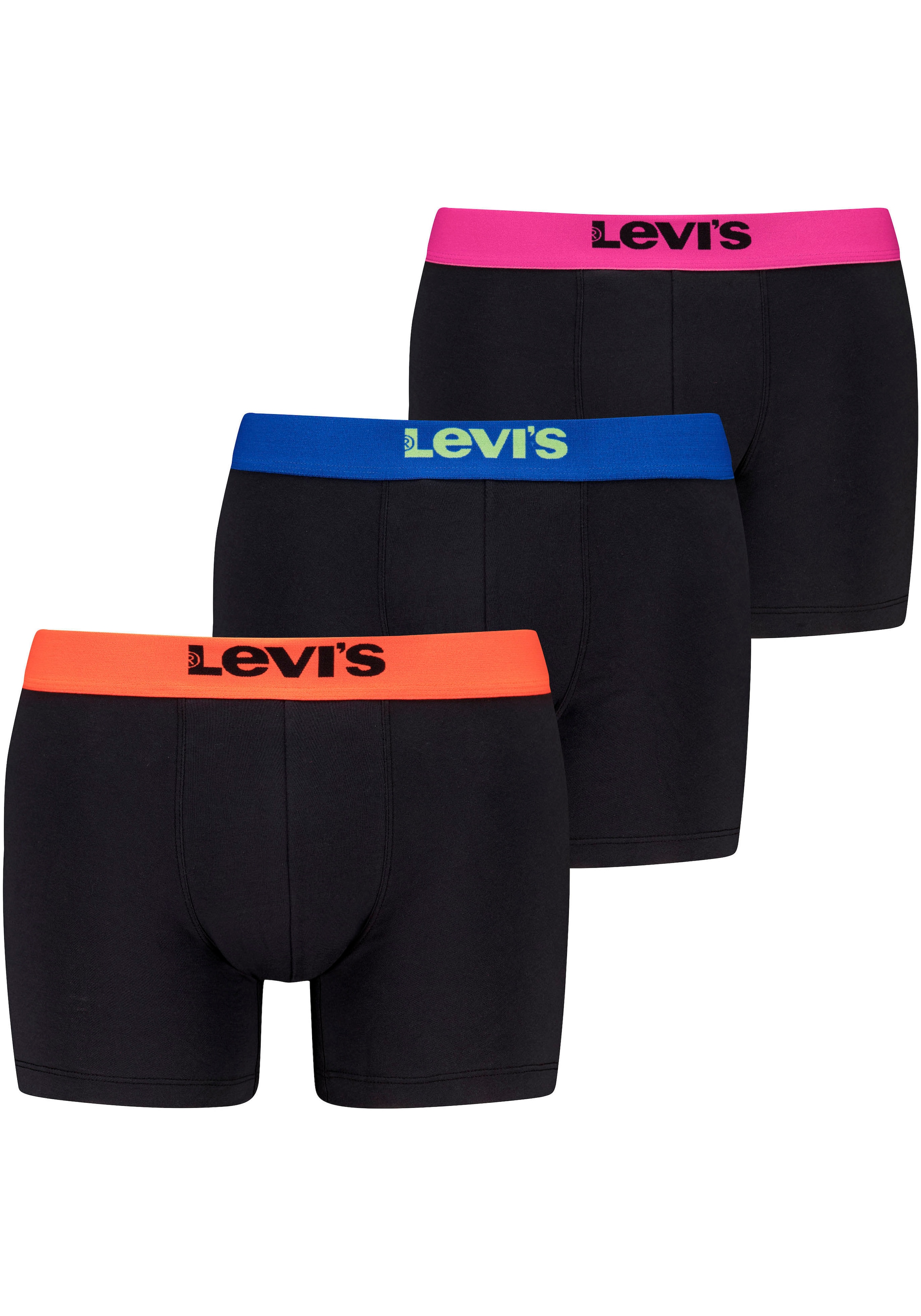 Levi's® Boxer, (3er-Pack), mit kontrastfarbenem Logobund günstig online kaufen