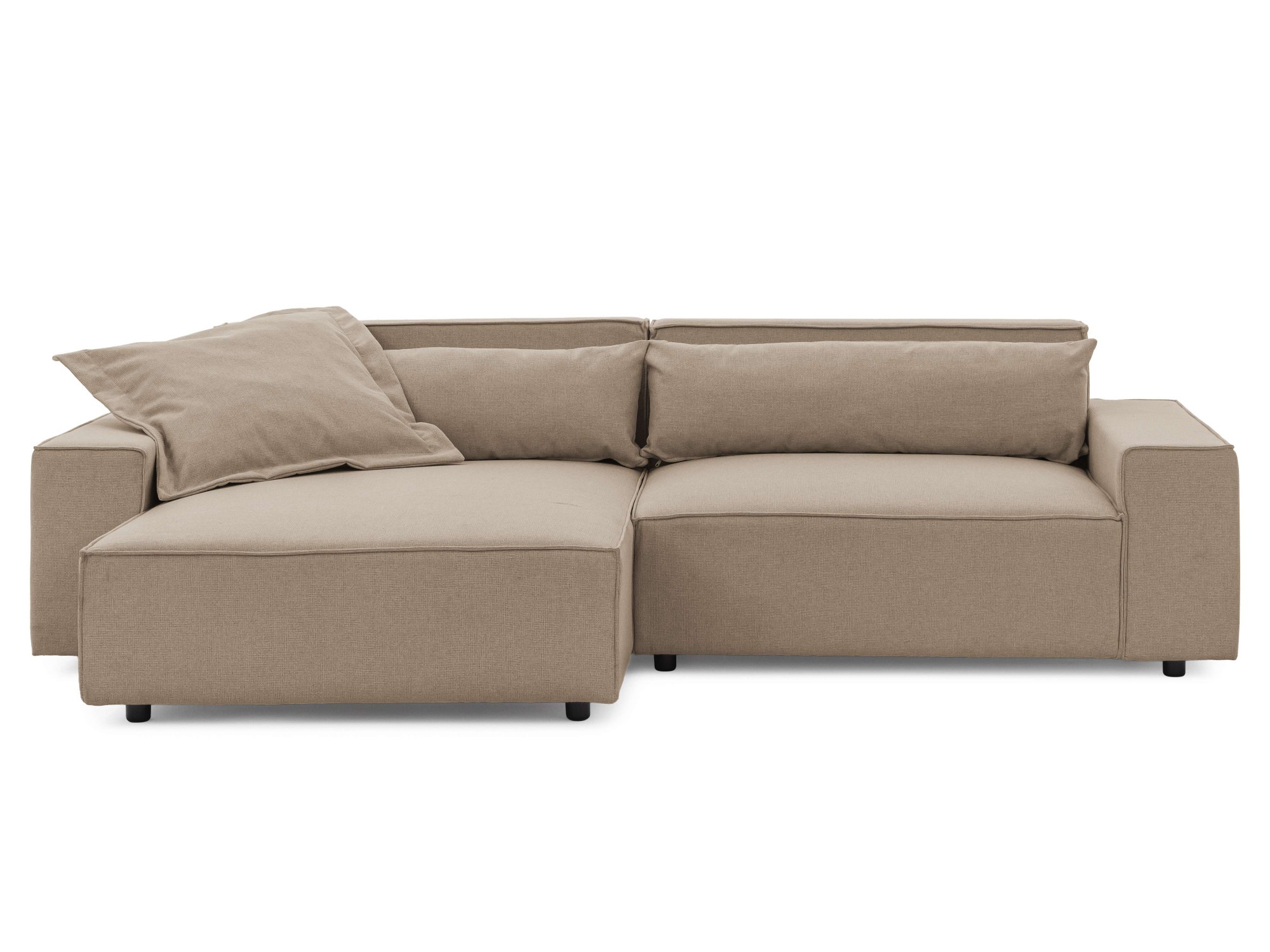 OTTO home Ecksofa »KINLEE Design-Sofa mit Recamiere rechts/links, Maße B/T/ günstig online kaufen