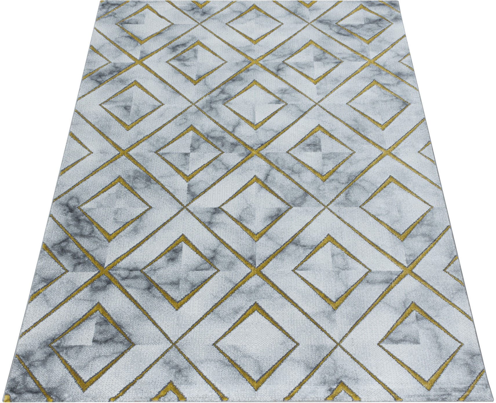 Leonique Teppich modernes Kurzflor, Design, geometrisches rechteckig, & »Biel«, kaufen auf 3D-Effekt, pflegeleicht Raten