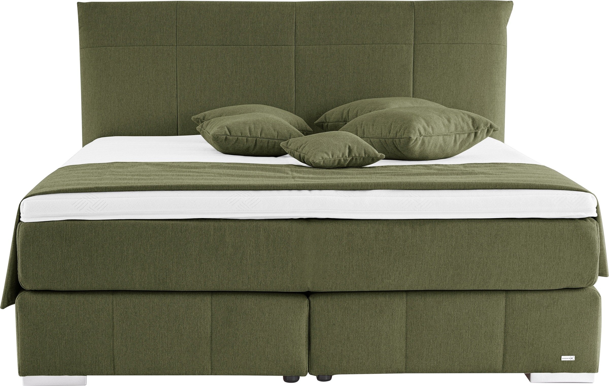 alina Boxspringbett »Luga«, 188 cm breit, inkl. Matratze und Komfortschaum-Topper