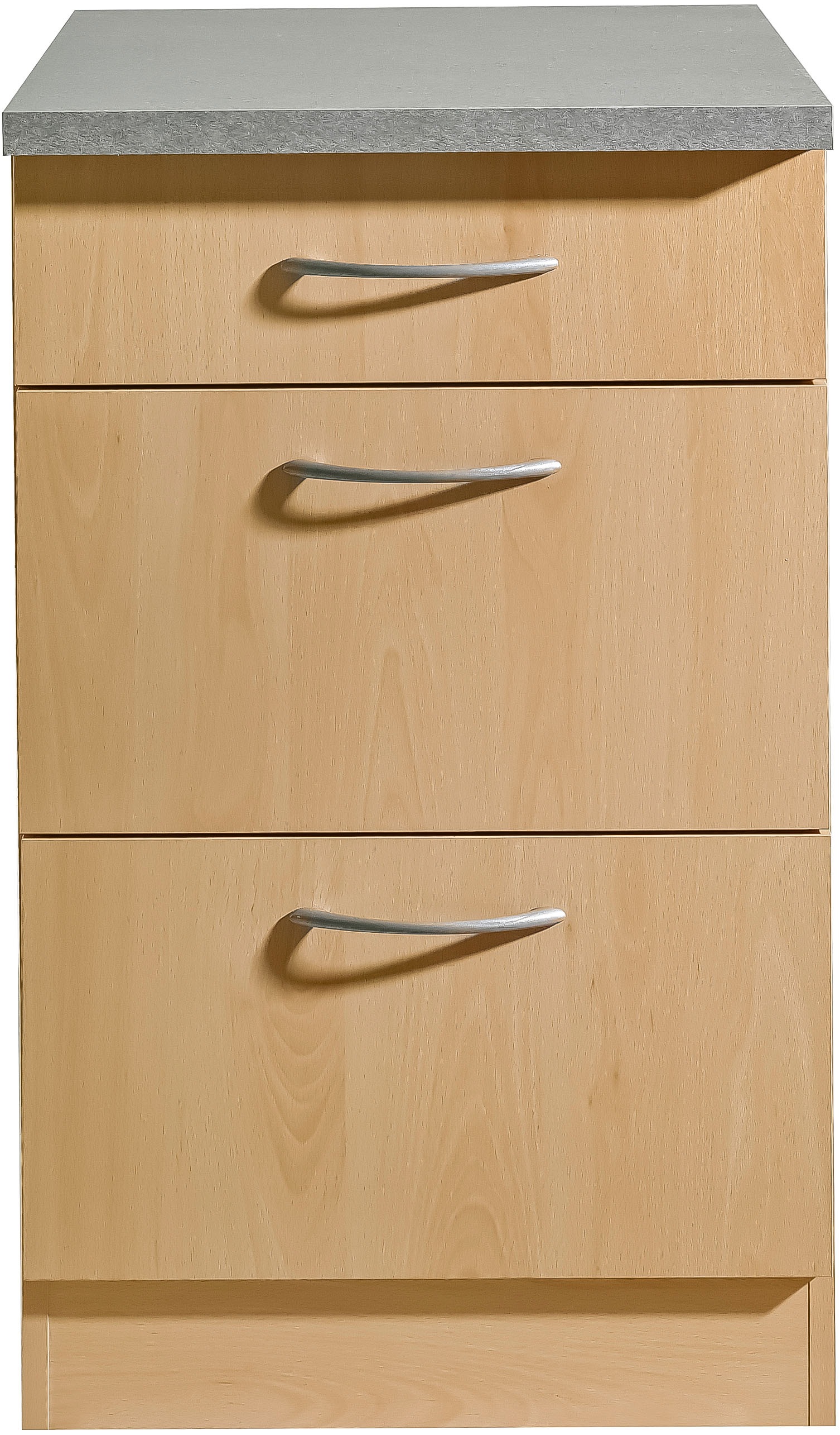 wiho Küchen Unterschrank »Kiel« 50 cm breit, 50 cm tief, mit 2 großen Auszü günstig online kaufen