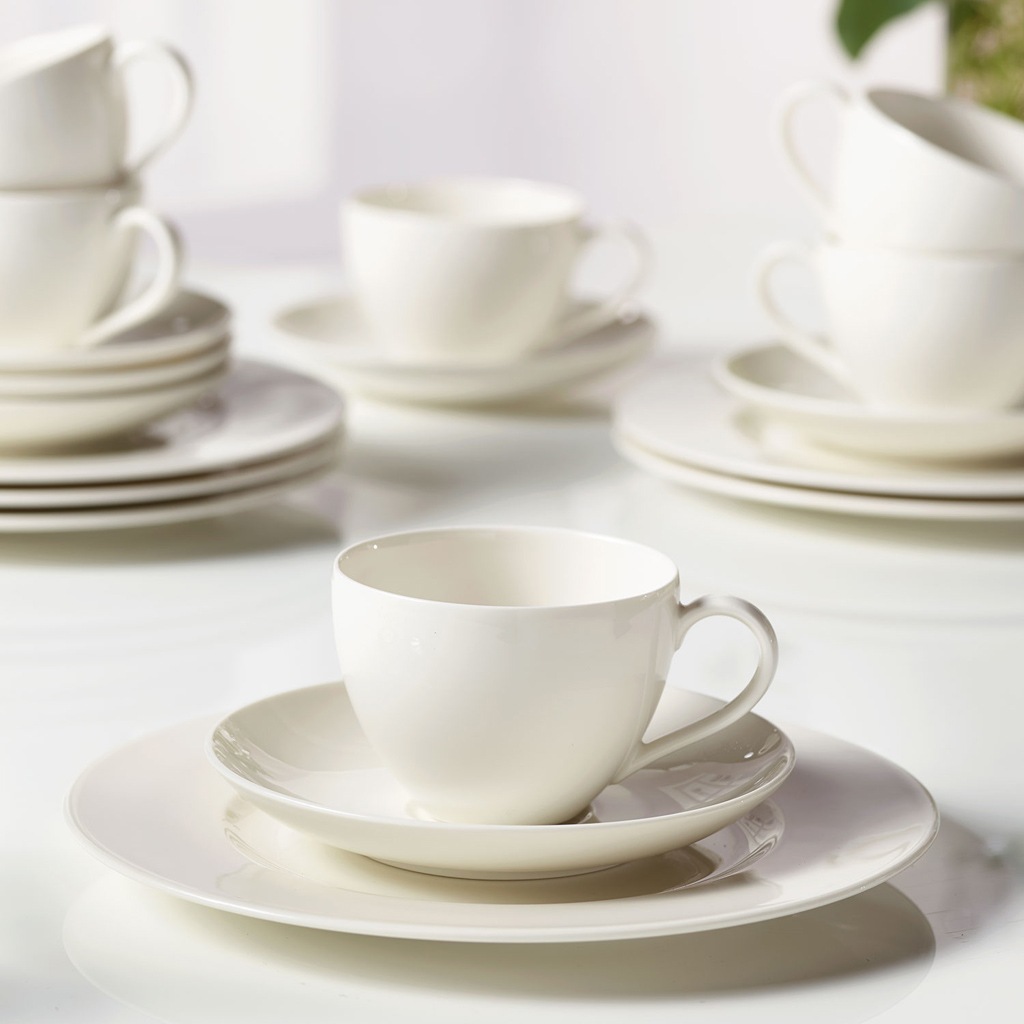 vivo Villeroy & Boch Group Kaffeeservice »Basic White«, (Set, 18 tlg., 6x K günstig online kaufen