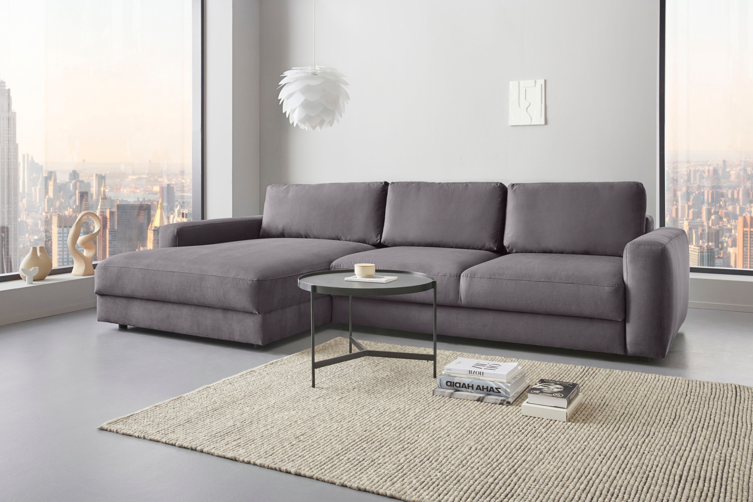 Places of Style Ecksofa »Bloomfield, bequem und elegant, L-Form«, wahlweise günstig online kaufen