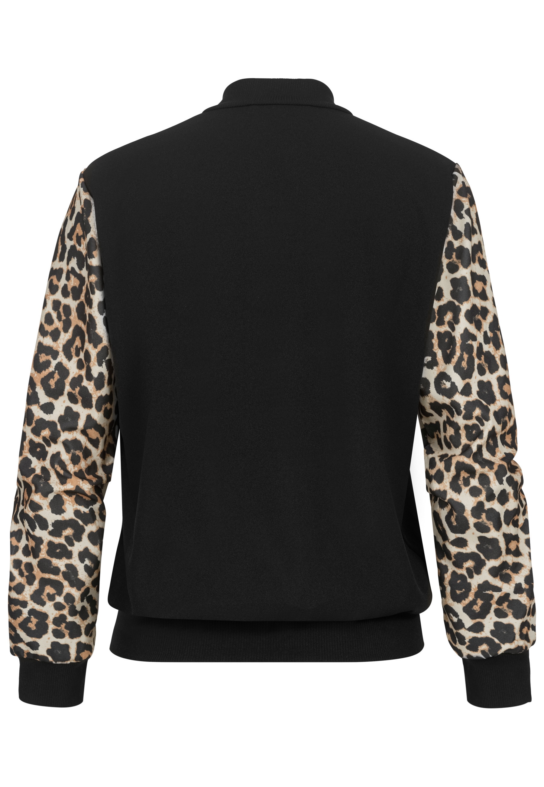 CLOUD 5IVE Bomberjacke »CLOUD 5IVE Bomber Jacket 2-Tone Leo Sleeve Print« 1 Stk. tlg. ohne Kapuze