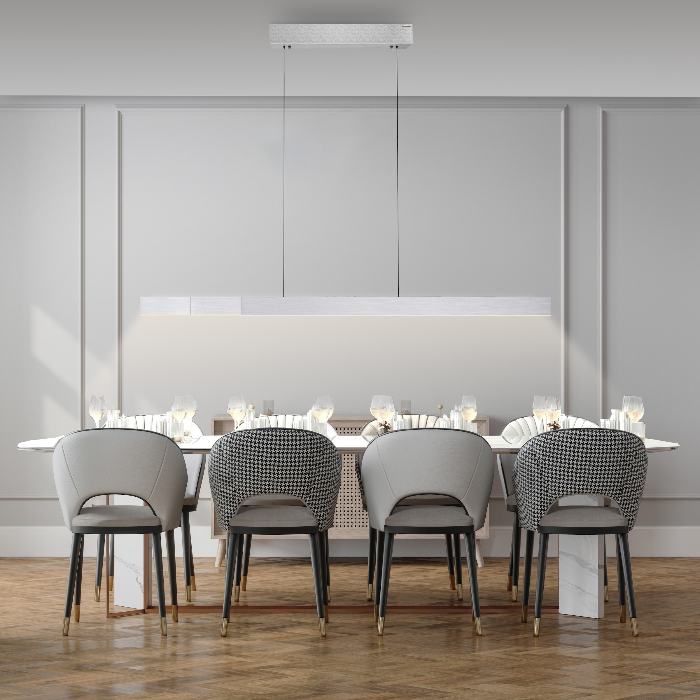 Neuhaus PURE LED Pendelleuchte »PURE Moto-Rise« LED-Board 1 Stk. warmweiß - kaltweiß e-LIFT® Funktion, e-SLIDE® Funktion, Fernbedienung