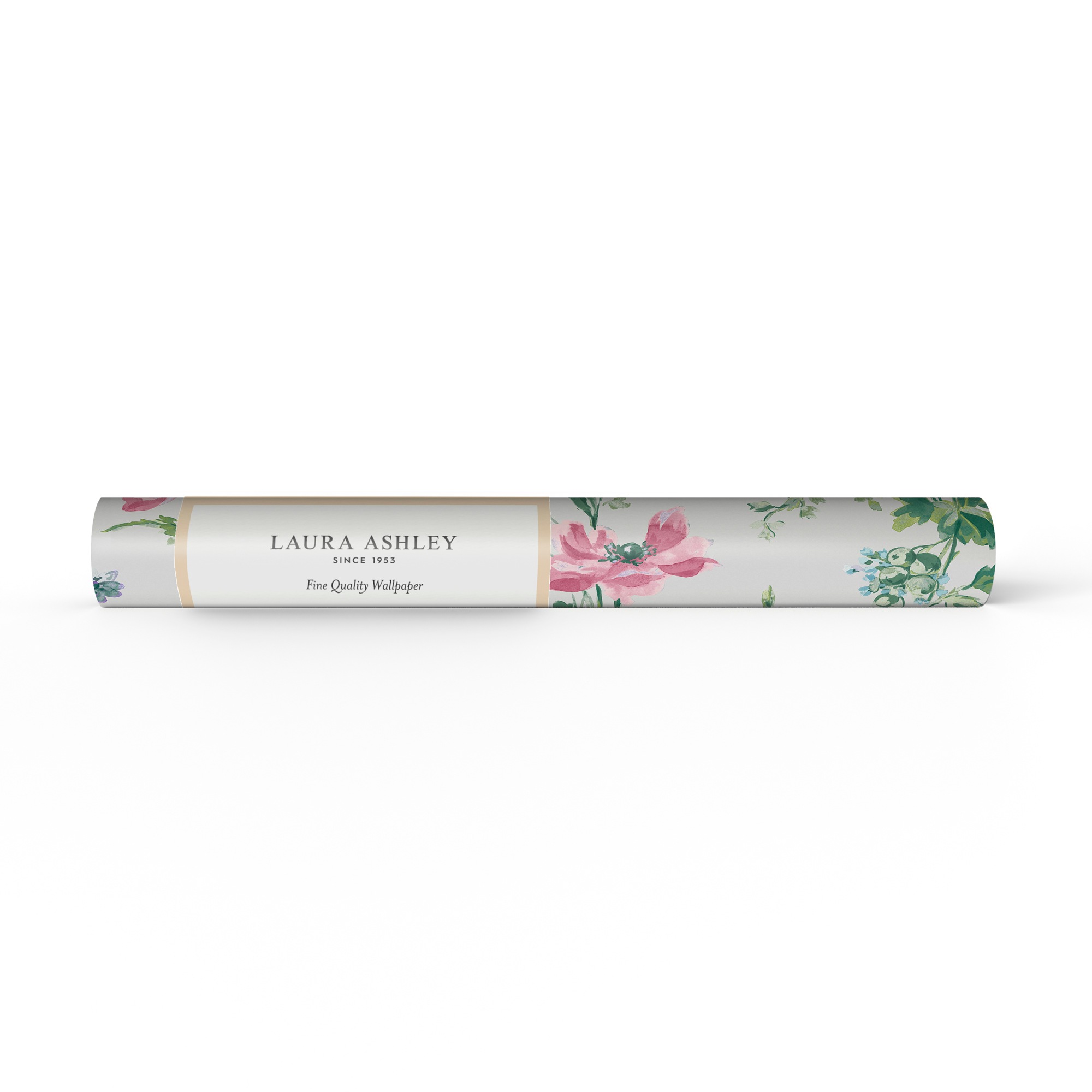 LAURA ASHLEY Vliestapete »Poppy Meadow Pale Violet« geblümt glatt 10mx52cm (ca. 5m2)