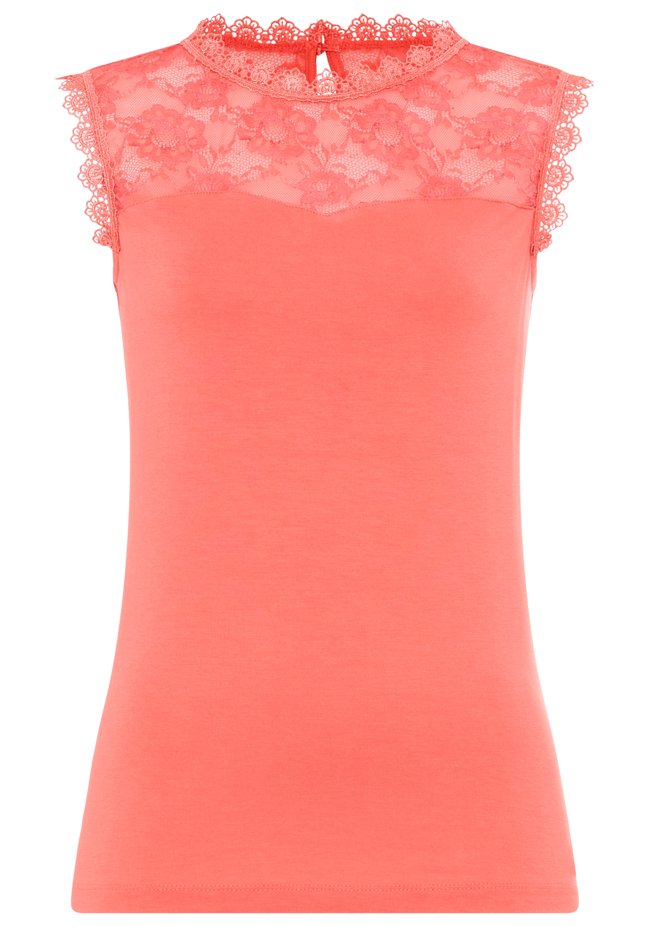 Laura Scott Spitzentop mit edler Zierborte