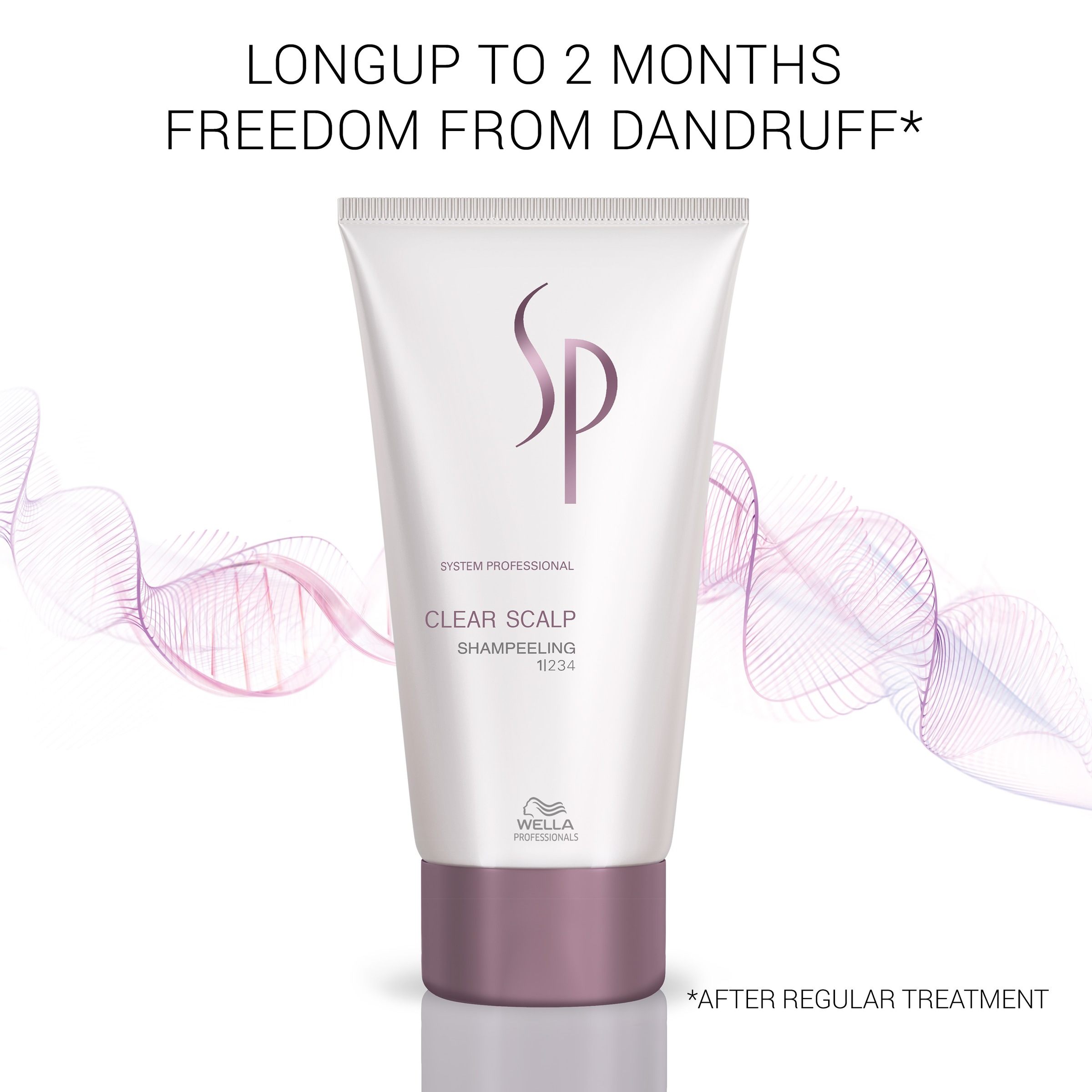 Wella SP Haarshampoo »Clear Scalp Shampeeling« tiefenwirkende Reinigung, gegen Schuppen, hilft bei Juckreiz