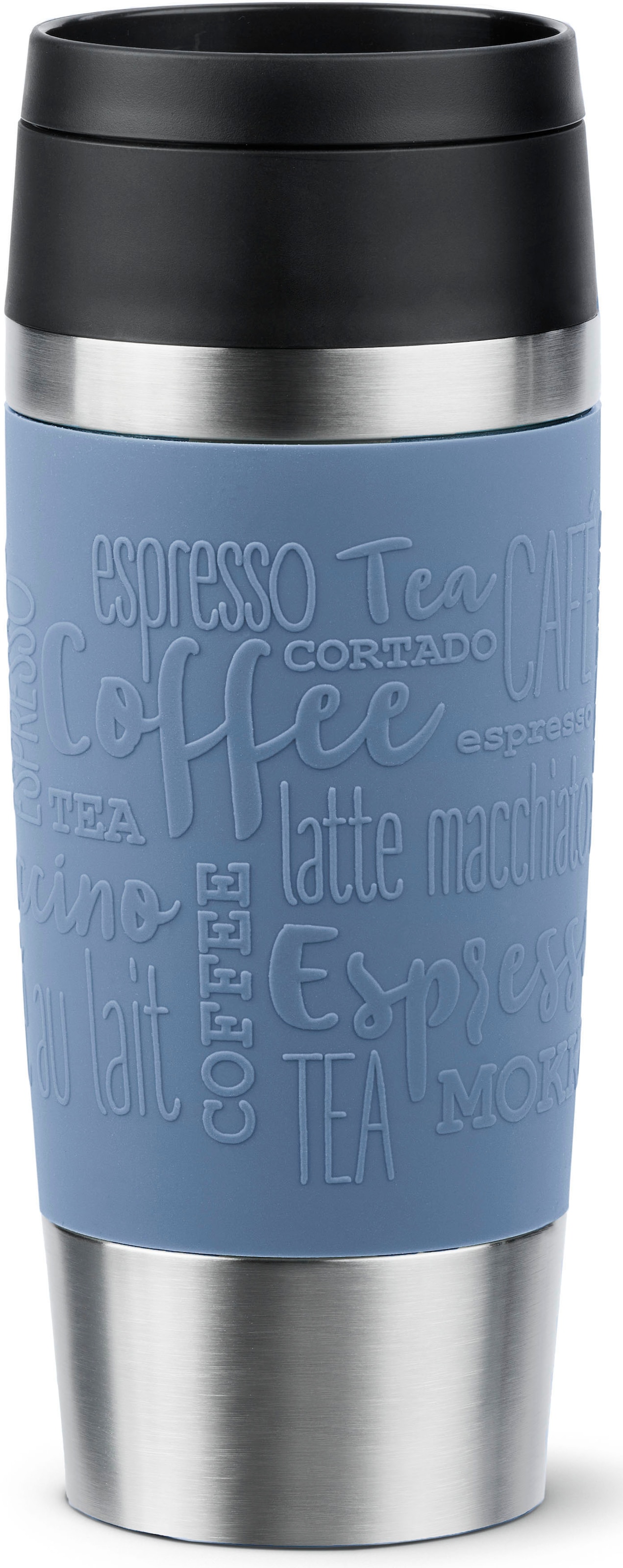 Emsa Thermobecher spülmaschinenfest, heiß, bestellen 100% online dicht, 6h 12h Mug »Travel 360°-Trinköffnung kalt, Classic«