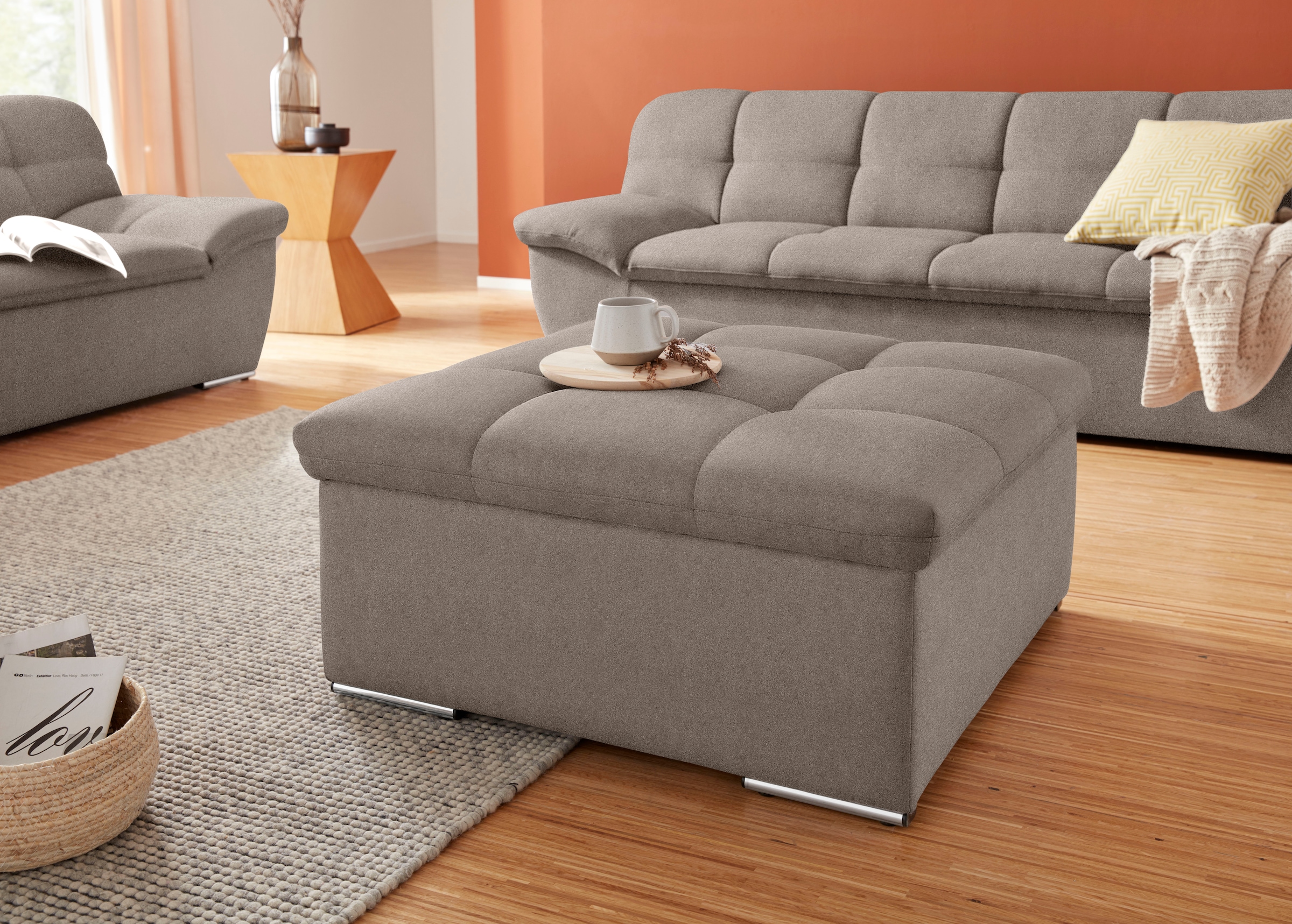 DOMO collection Sitzhocker »Lagoa«, in großer Farbauswahl