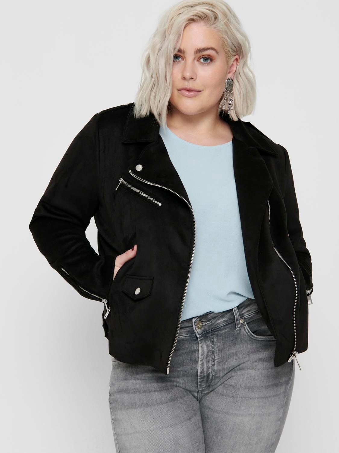 ONLY CARMAKOMA Bikerjacke »CARSHERRY NEW LIFE BONDED BIKER OTW«