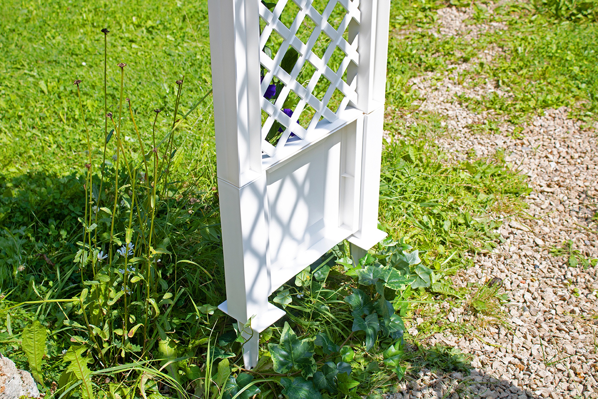 KHW Rosenbogen, BxTxH: 100x43x207 cm, mit Erdspießen