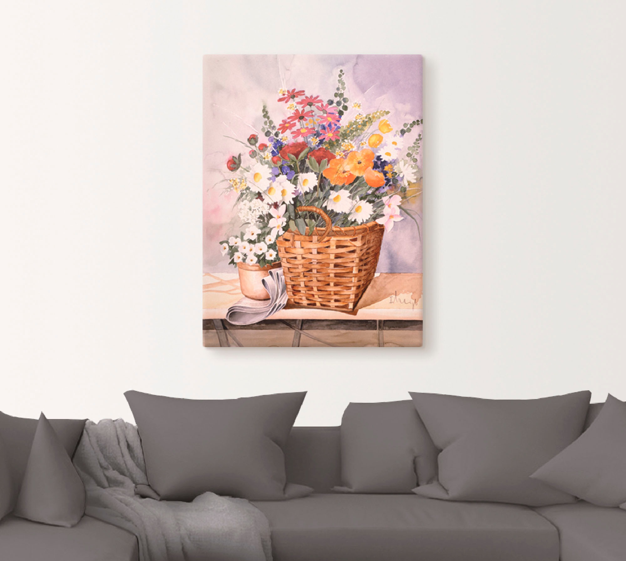 Artland Wandbild »Stillleben mit Kürbissen« 1 Stk. tlg. als Leinwandbild, P günstig online kaufen