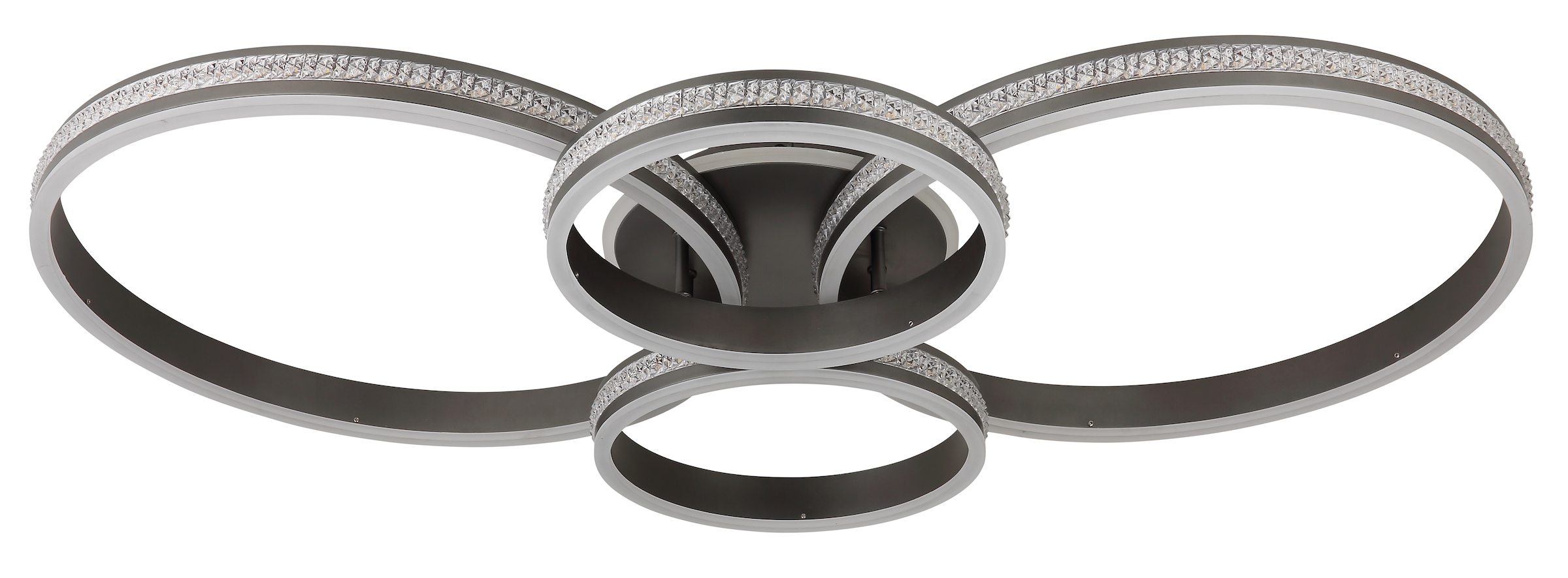 GLOBO LIGHTING Deckenleuchte »GROUNI« LED-Modul 1 Stk. warmweiß - kaltweiß Deckenlampe Wohnzimmer-Leuchte Schlafzimmer-Leuchte Flur Küche