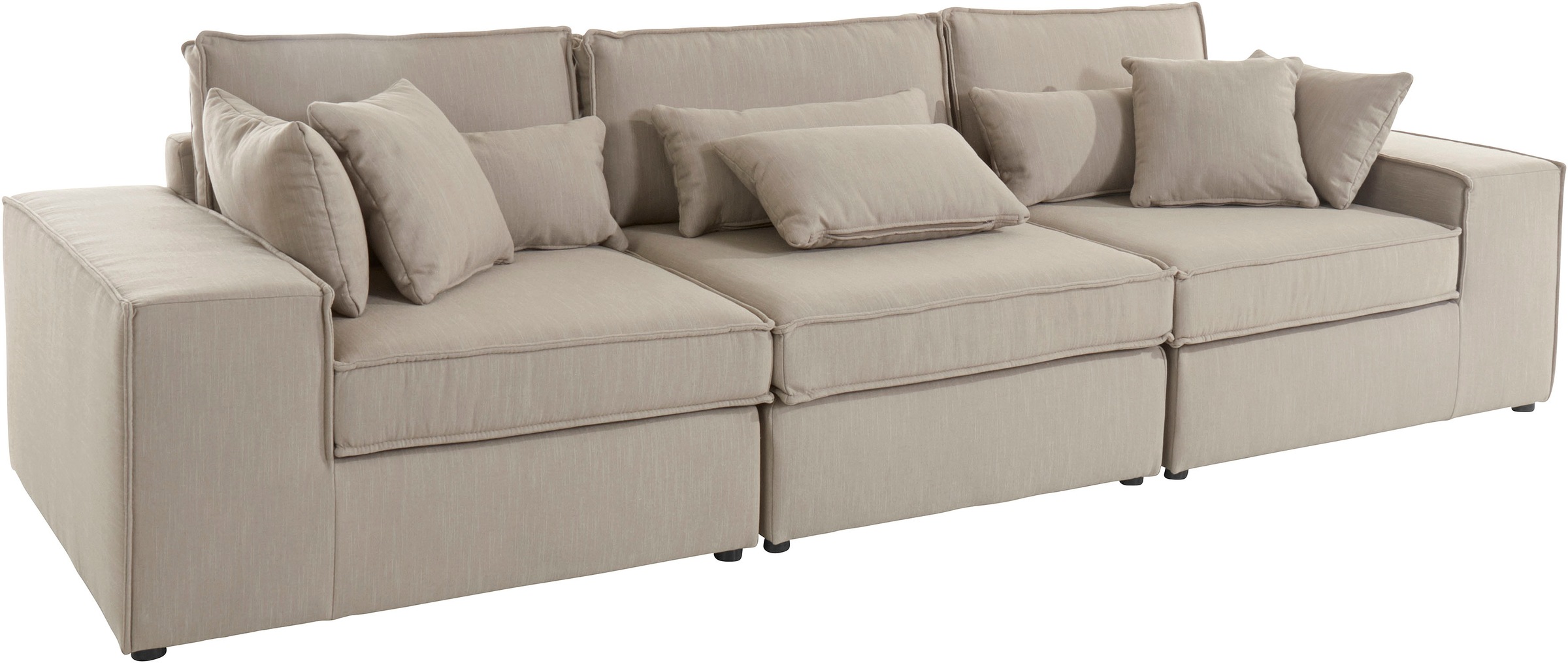 OTTO home 3-Sitzer "Florid" 3 Teile, bestehend aus Modulen, viele Bezugsqua günstig online kaufen