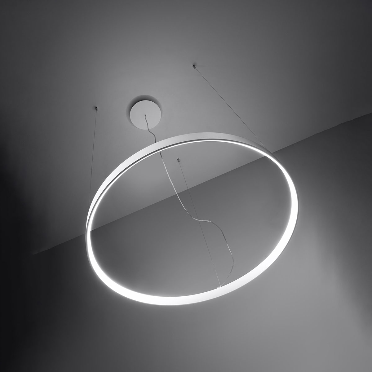 SOLLUX lighting Kronleuchter »RIO«, 1 flammig, Leuchtmittel LED-Modul | LED fest integriert, Slush -Einstellung