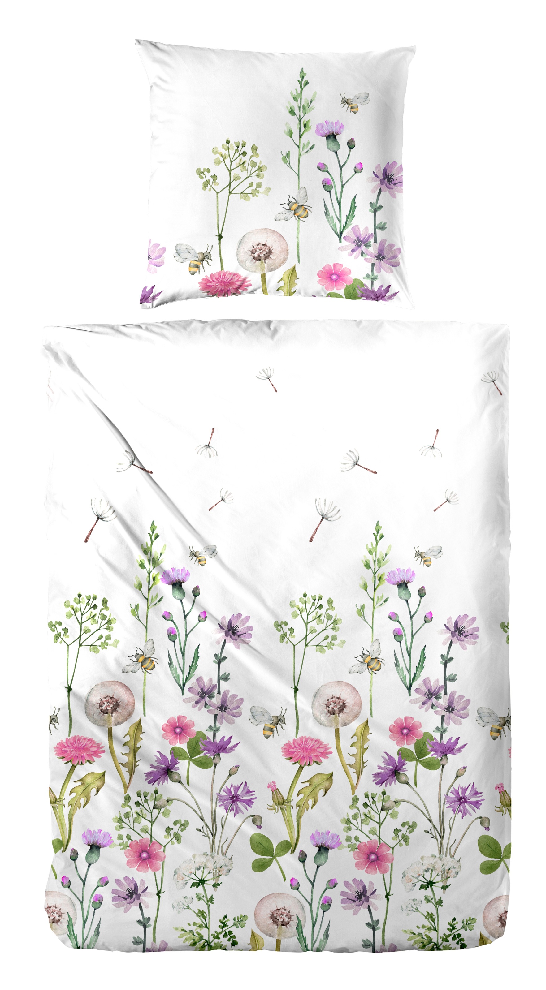 Primera Bettwäsche »Renforce-Bettwäsche Oh my Garden«, mit zarten Blüten günstig online kaufen