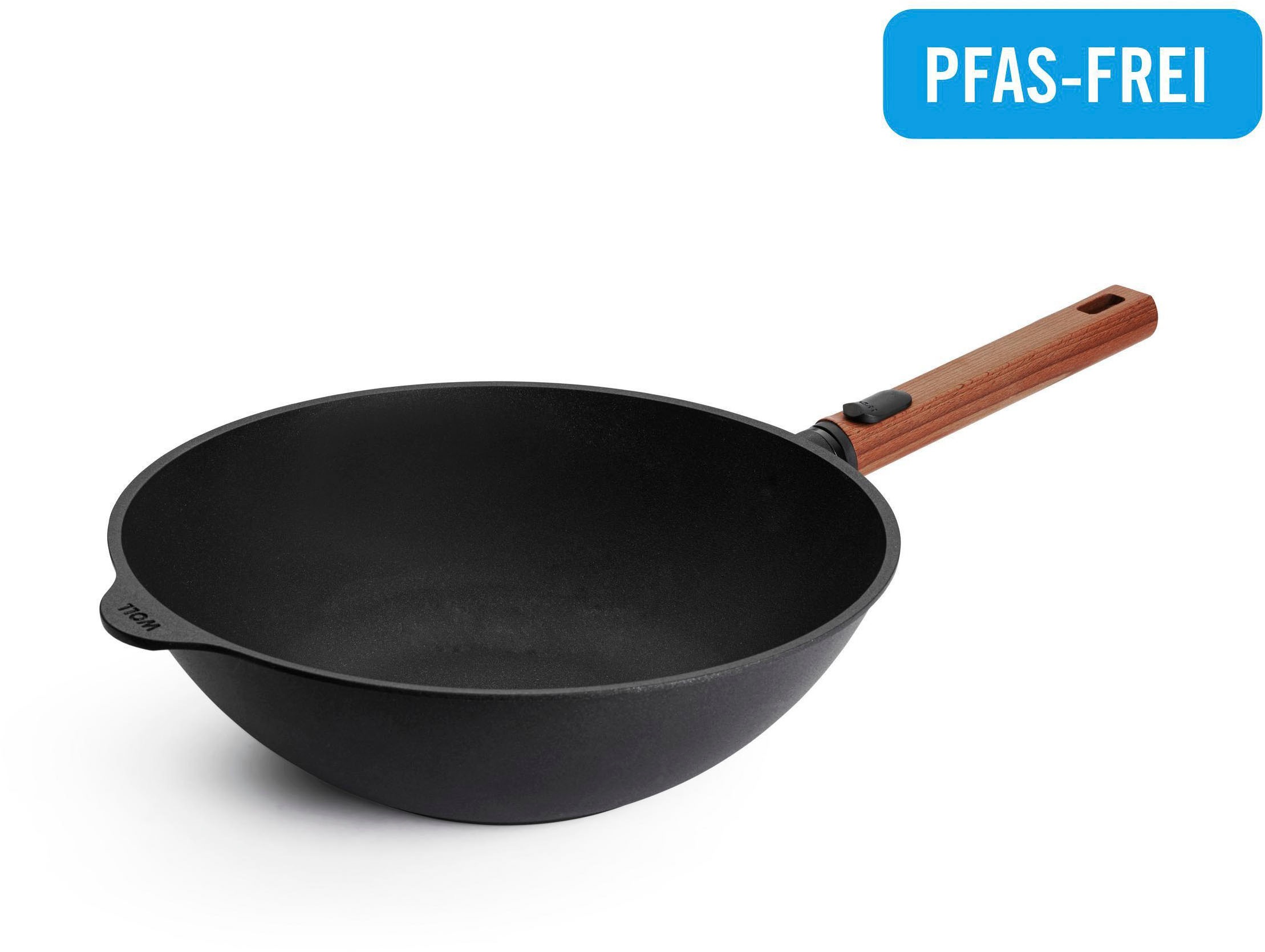 WOLL Wok »Eco Logic QXR Guss-Wok- und Rührpfanne« Aluminiumguss 1 Stk. tlg. günstig online kaufen