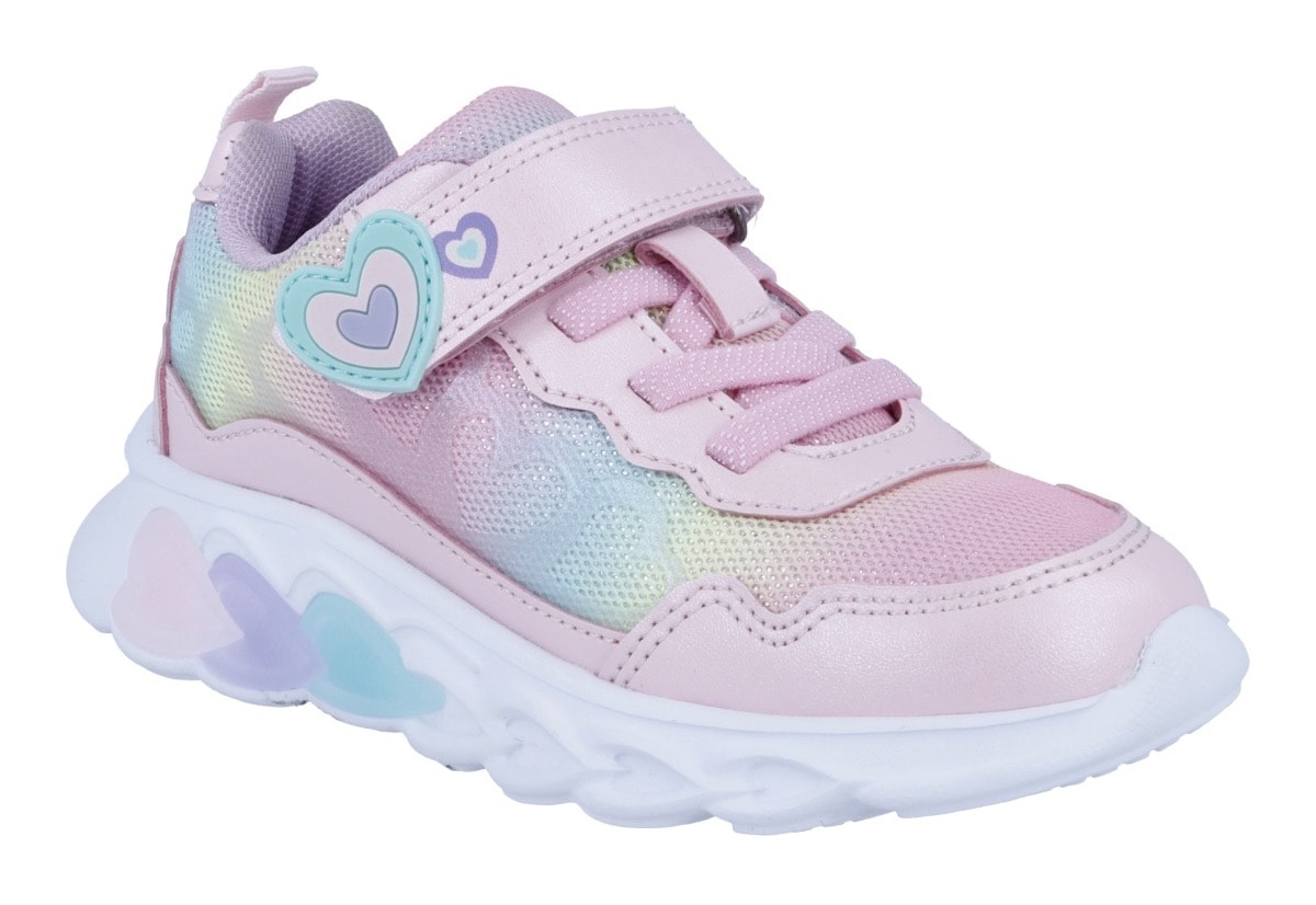 Richter Slip-On Sneaker »Stella (Blinki)«  Klettschuh, Blinkschuh, Größenschablone zum Download, mit WMS
