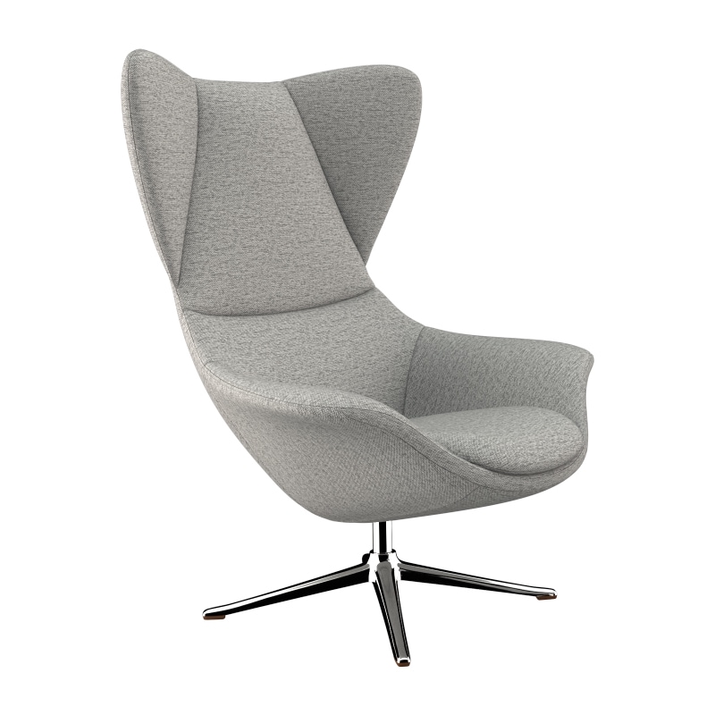 FLEXLUX Ohrensessel »Stilo Relaxsessel, TV-Sessel, OTTOs Choice«, Solitär, Stil-Ikone, drehbar, Fuß Aluminium