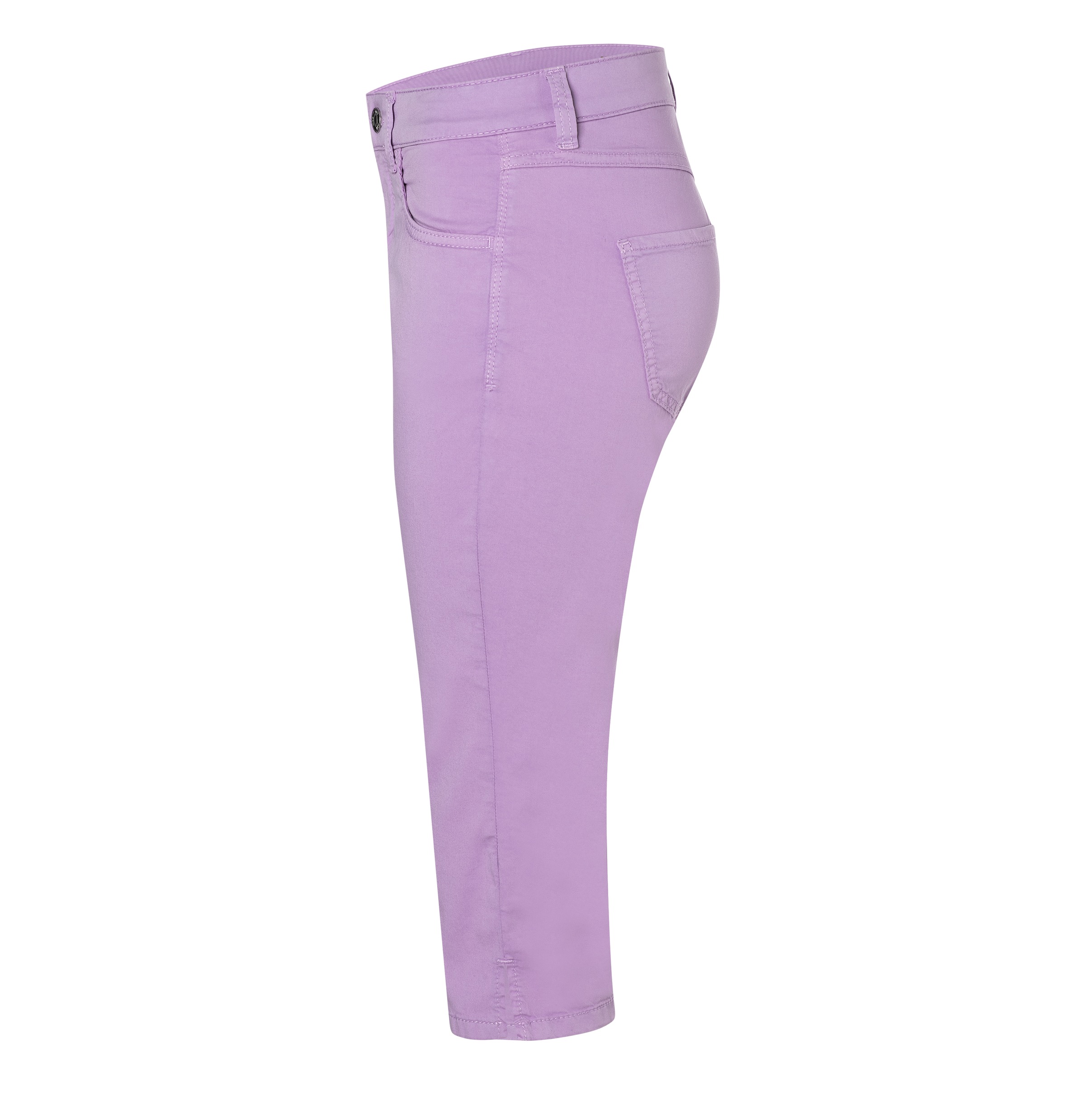 MAC Caprihose »Capri-Summer-Clean«, Kniebedeckend mit kleinem Schlitz am Saum