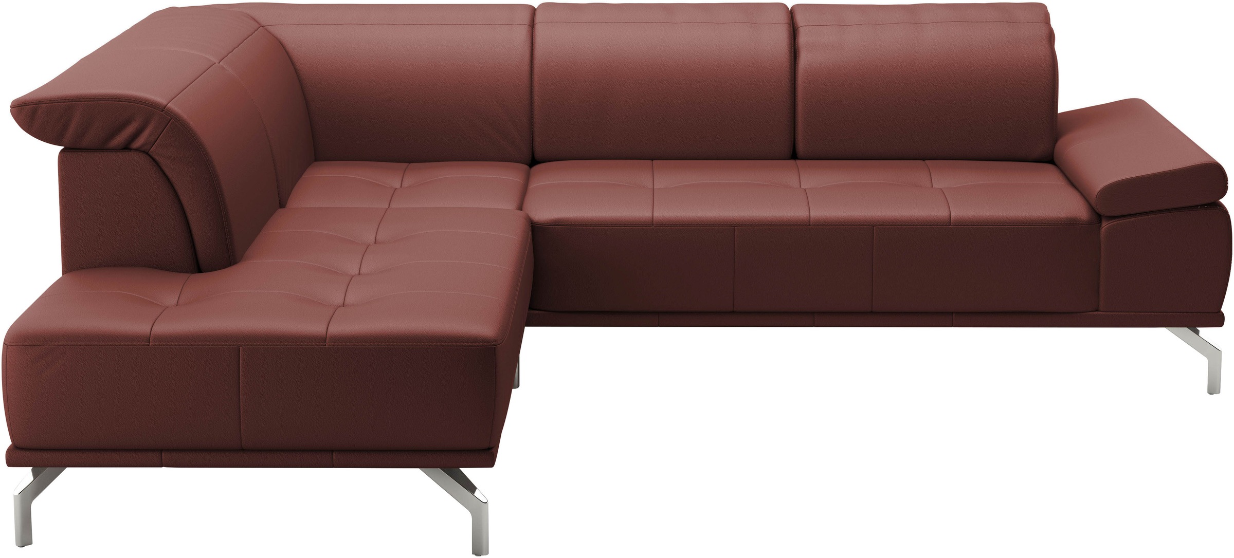 Places of Style Ecksofa »Caluna«, Inkl.Sitztiefenverstellung, wahlweise mit Kopf- und Armteilverstellung