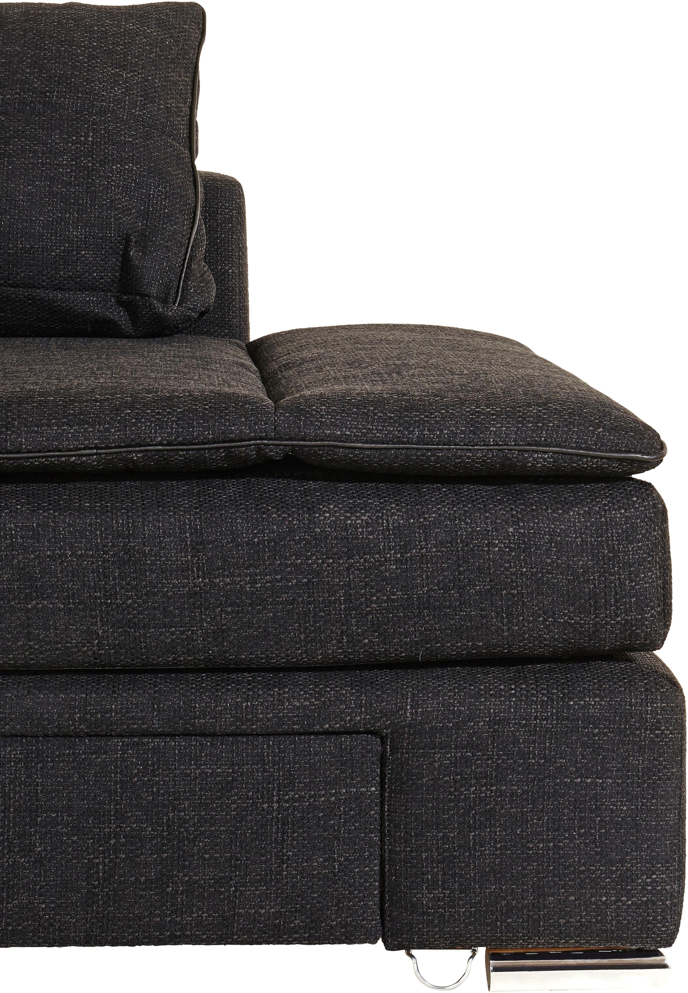 INOSIGN Ecksofa »Night & Day L-Form mit Dauer-Schlaffunktion ohne Armlehnen«, mit Boxspring-Bettfunktion 180x200 cm und Bettkasten, Dauerschläfer!