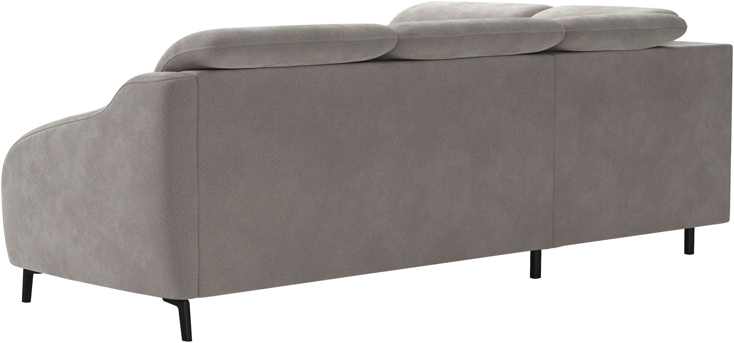 sit&more Ecksofa »Blues L-Form«, wahlweise mit Klapptisch und USB