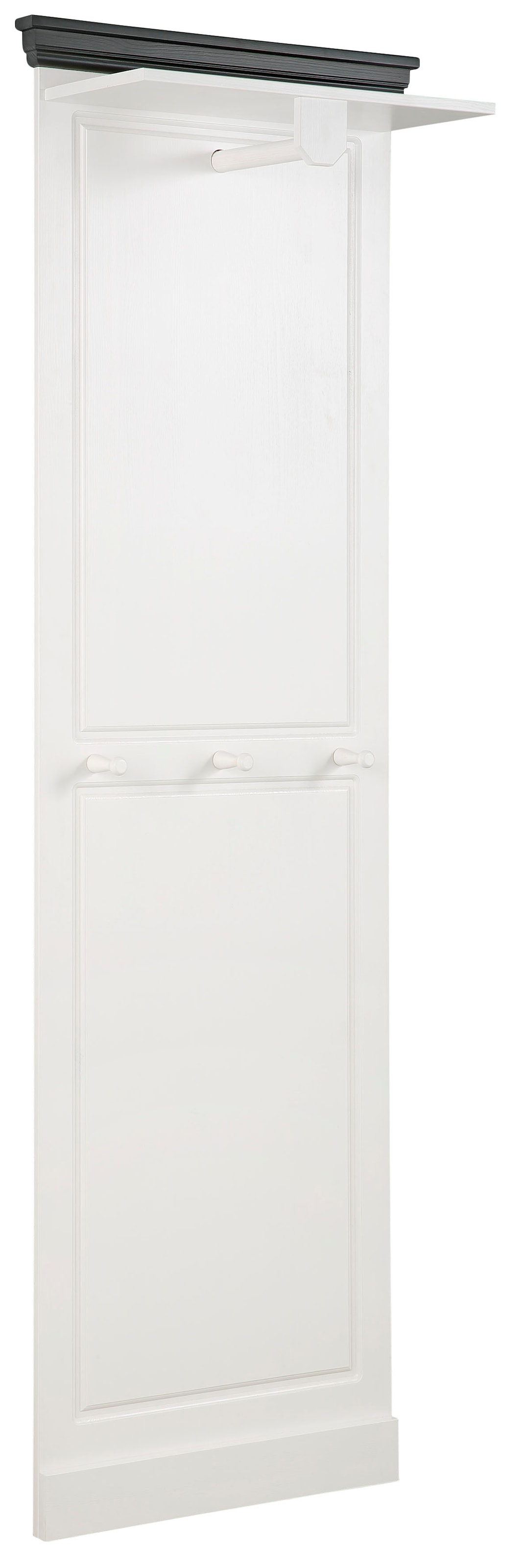 Home affaire Garderobenpaneel »Basilico«, aus massiver Kiefer, FSC®, Breite 60 cm, mit Kleiderstange, Holzhaken