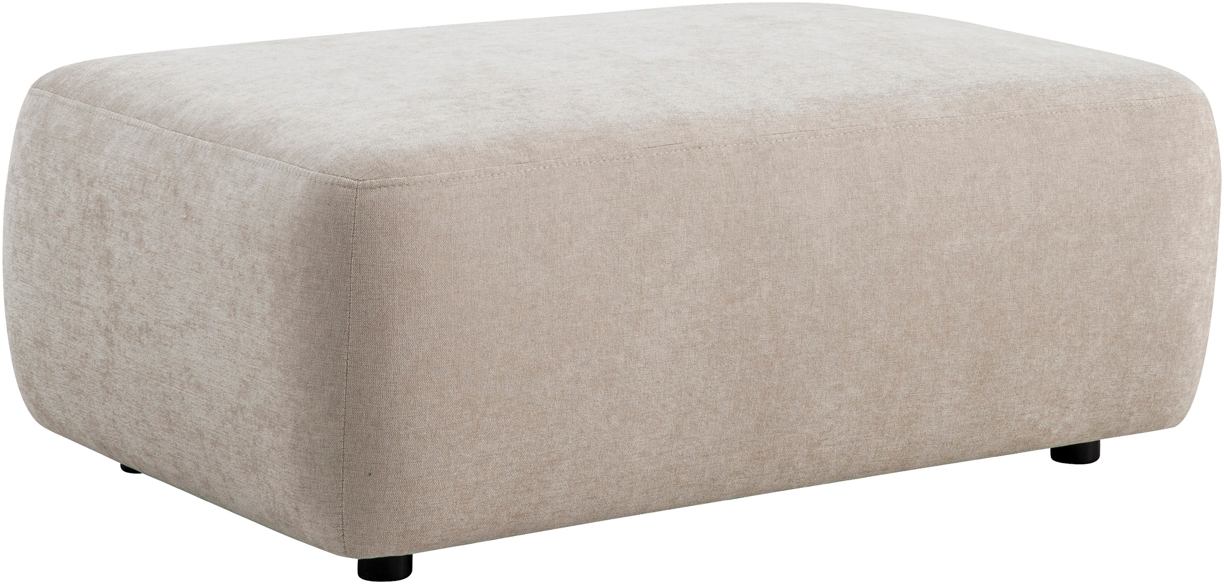 INOSIGN Polsterhocker »Torge, Hocker in Cord, Samtvelours oder Struktur«, p günstig online kaufen