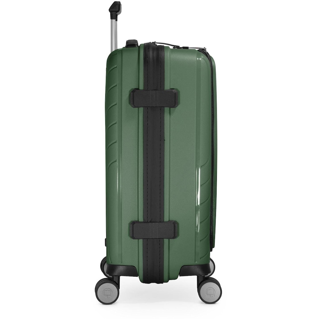 Hauptstadtkoffer Hartschalen-Trolley »TXL, 55 cm, dunkelgrün«, 4 Rollen