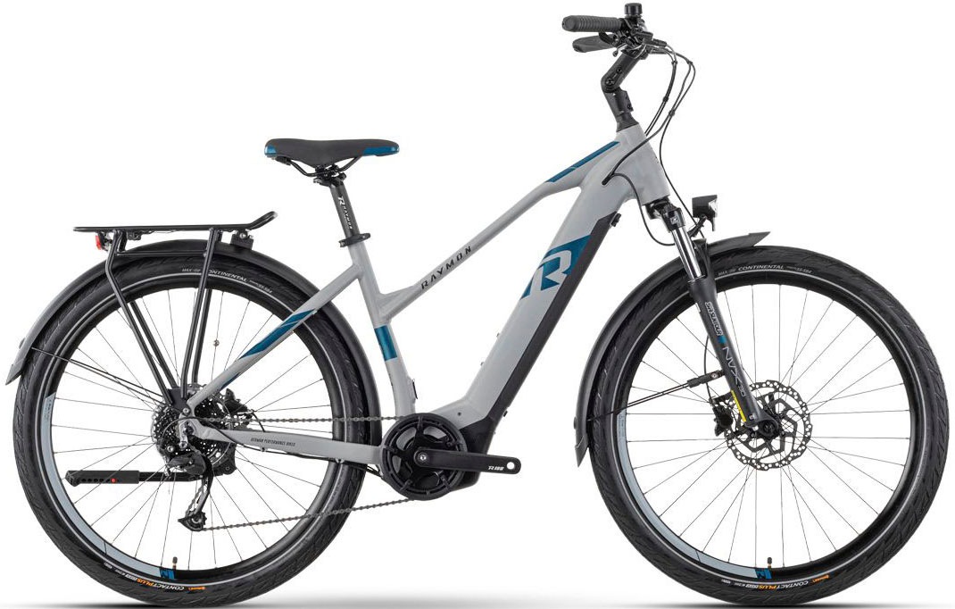 Bild von R Raymon E-Bike »TourRay E 5.0 Damen«, 9 Gang, Tektro, RD-M350, Mittelmotor 250 W