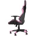 MARVO Gaming-Stuhl »CH-106 PK - ergonomisch, höhenverstellbar, Officestuhl, Schreibtischstuhl, Drehstuhl, 2D-Armlehnen, Stahlrahmen, Kunstleder«, 1 St.