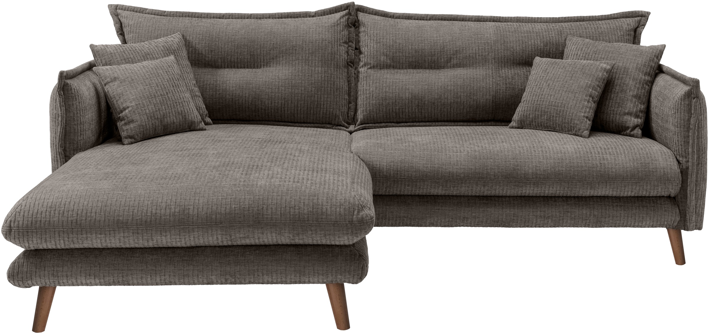 INOSIGN Ecksofa »Lazio modern und bequem, schmale Armlehnen, tolle Detailve günstig online kaufen