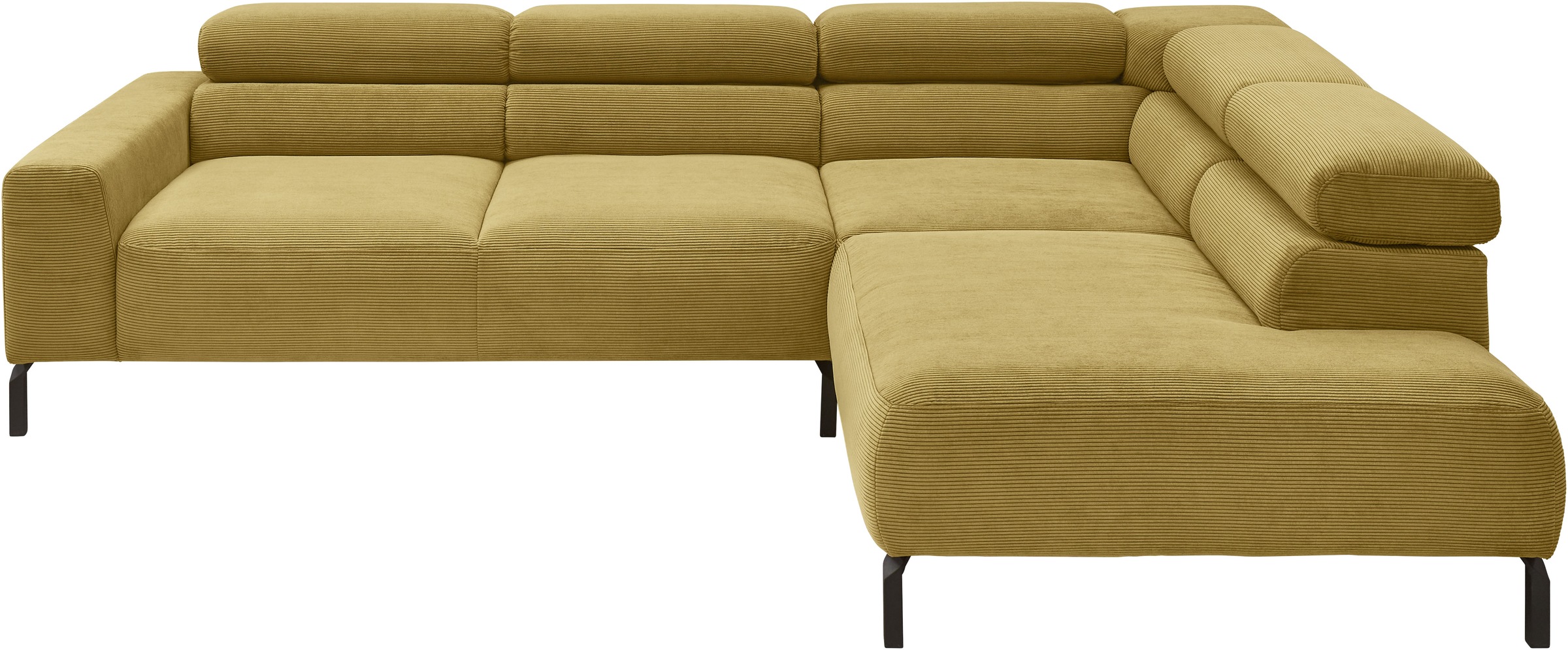 PLACES OF STYLE Ecksofa »Antonelli, L-Form, inkl. Kopfteilverstellung, Brei günstig online kaufen