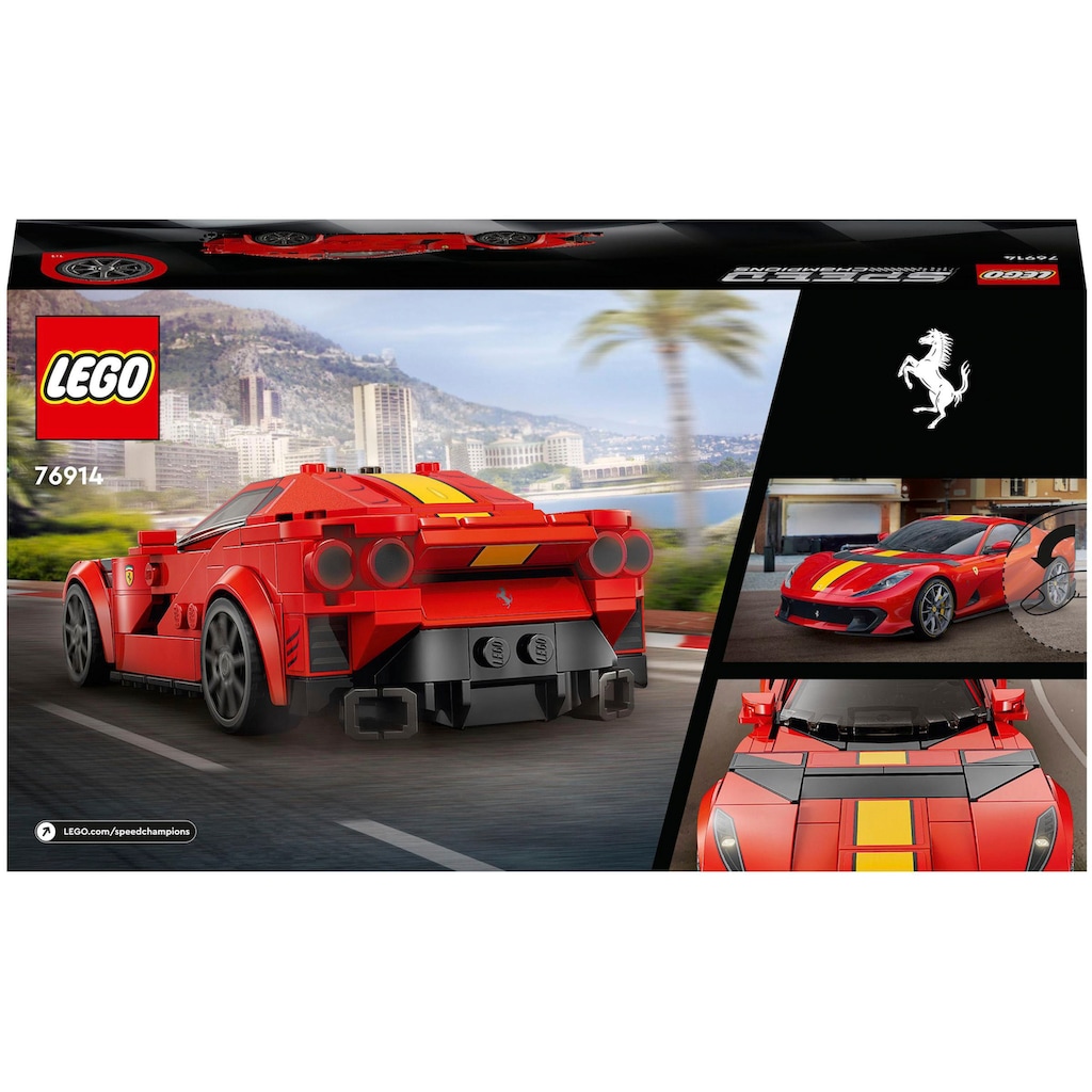 LEGO® Konstruktionsspielsteine »Ferrari 812 Competizione (76914), LEGO®Speed Champions«, (261 St.)