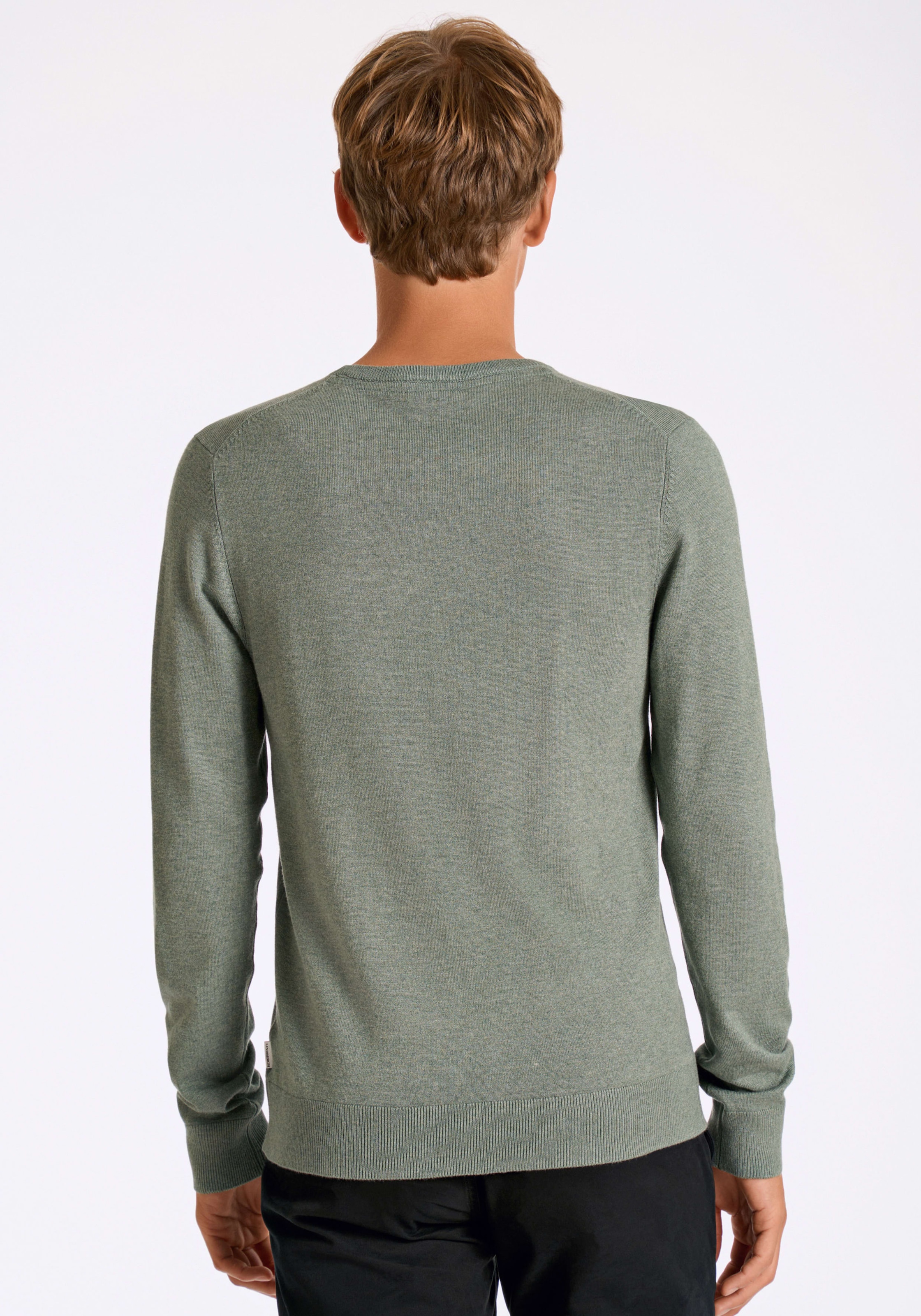 LINDBERGH Strickpullover mit Logo-Stickerei