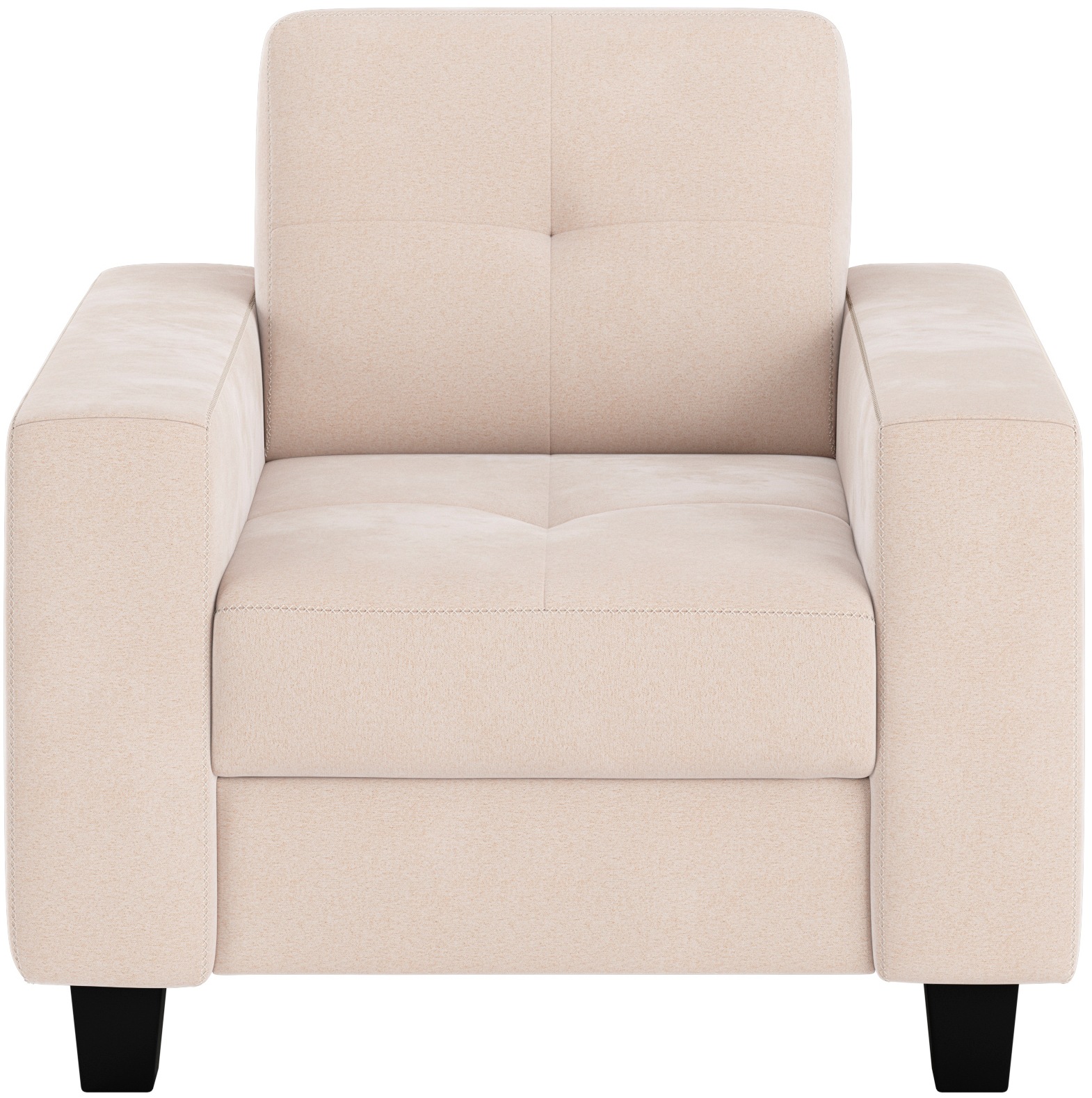 Home affaire Sessel »Varese« Kreuznaht in beige günstig online kaufen