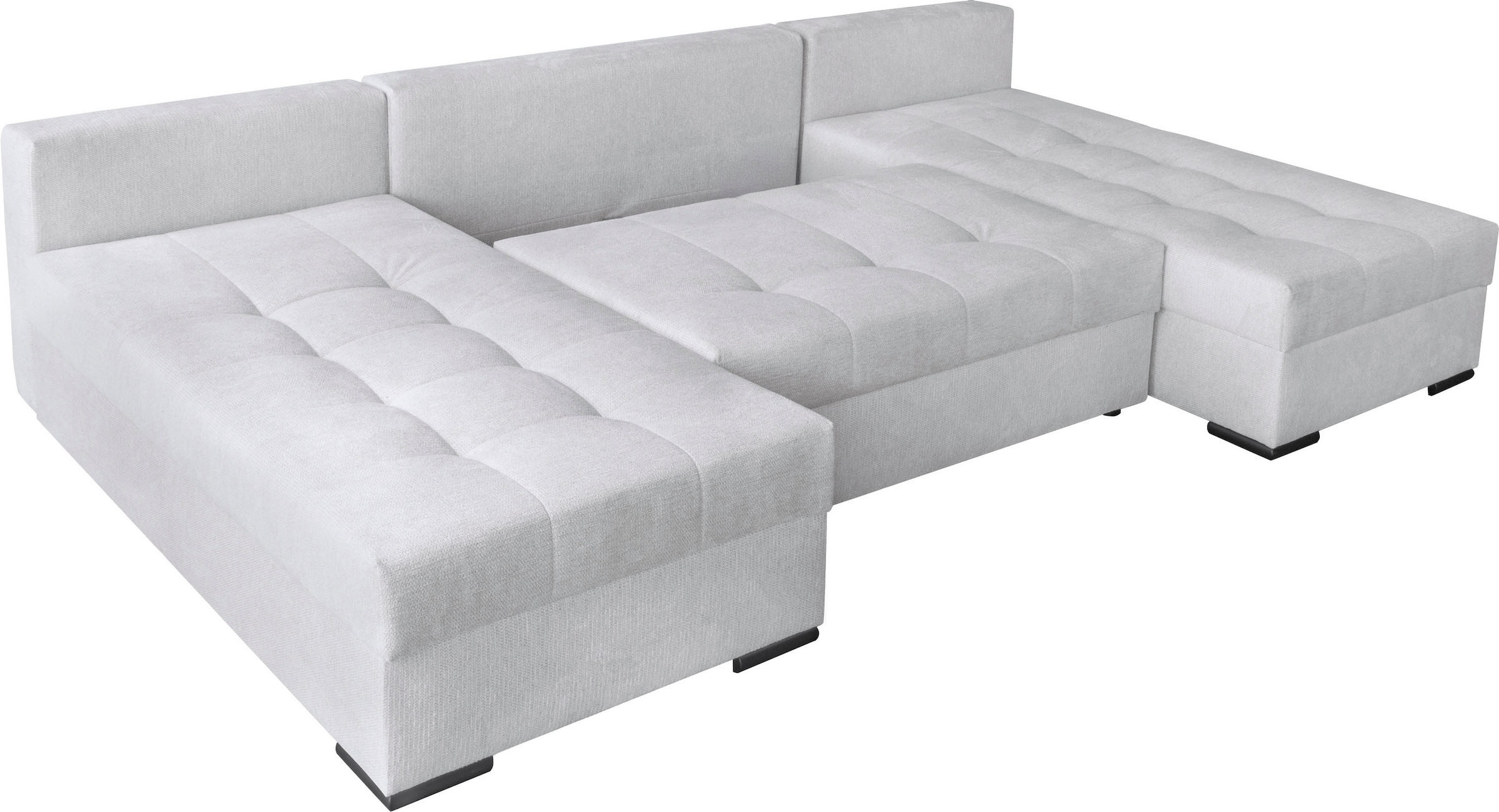 OTTO home Wohnlandschaft »U-Form Home System« 2 Ottomanen,Bonnelfederkern, Schlaffunktion