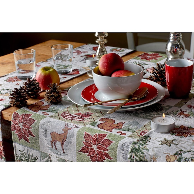 APELT Tischläufer »1531 Winterwelt, Gobelin, Weihnachtsdeko, Weihnachten«, ( 1 St.) bequem und schnell bestellen