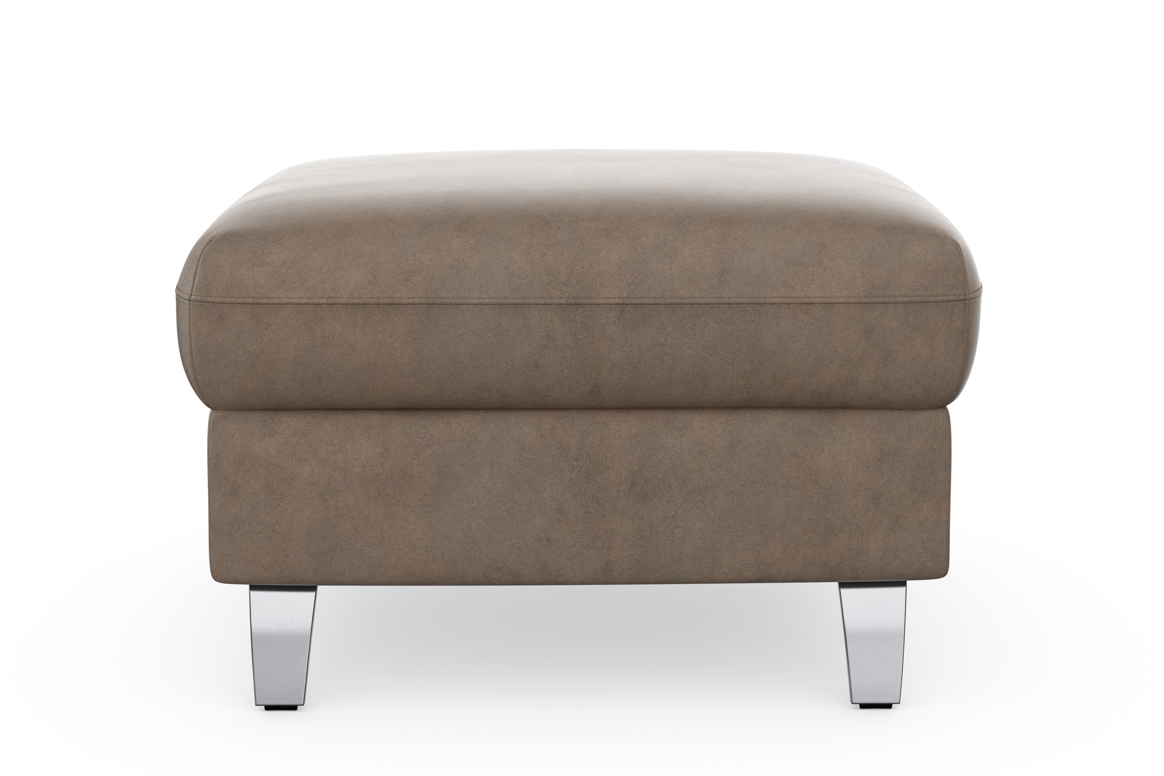 sit&more Stauraumhocker »Grenoble«, mit Stauraum und satinierten Füßen