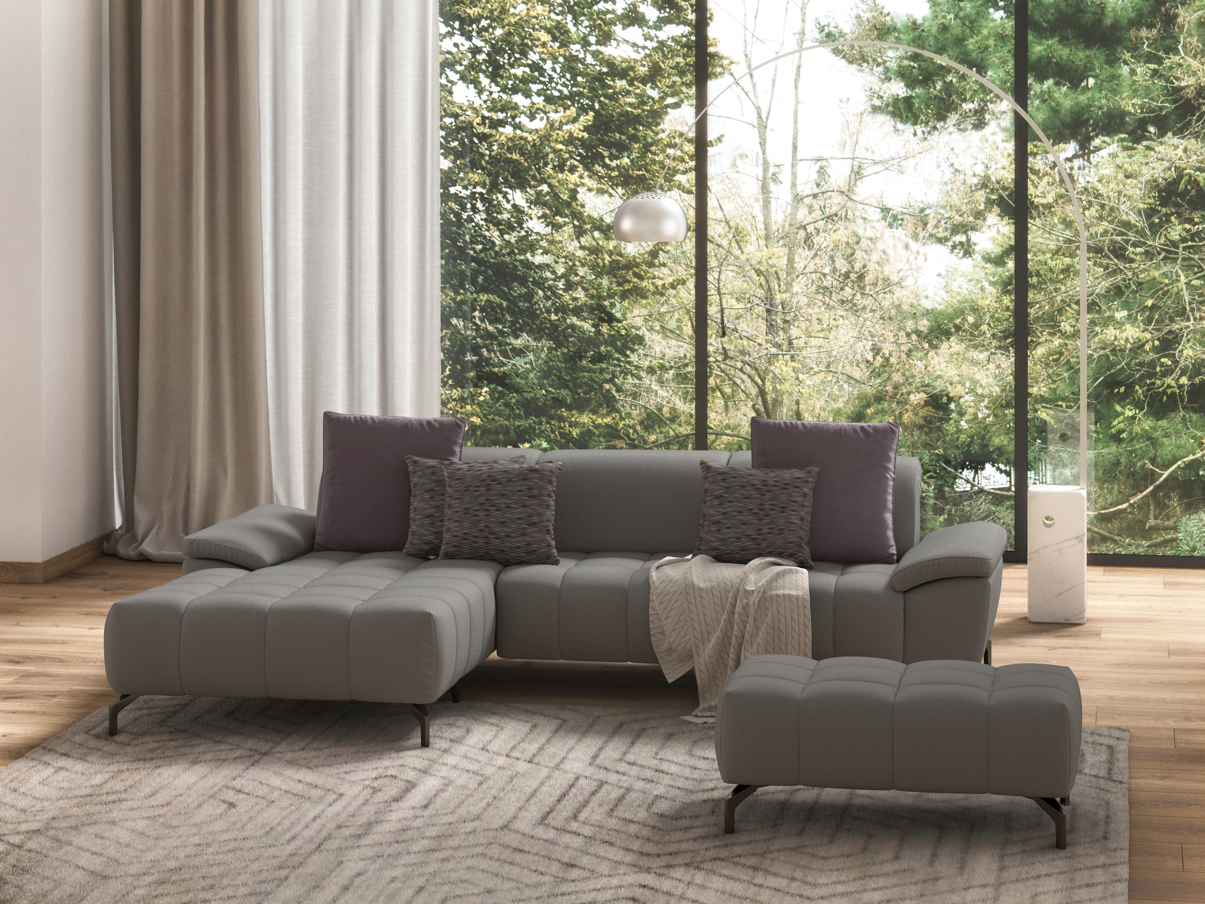 sit&more Hocker »Cool«, mit schwarzen Füßen