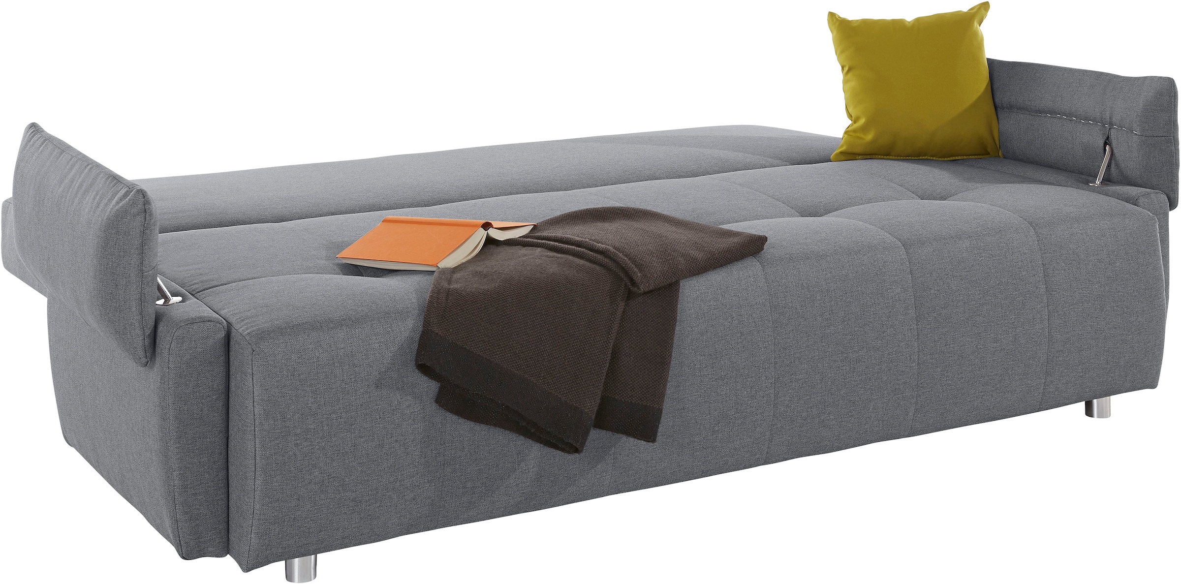 COLLECTION AB Schlafsofa »Funtastic«, mit Federkern, Bettfunktion, inklusive 2 Rücken- und 1 Zierkissen