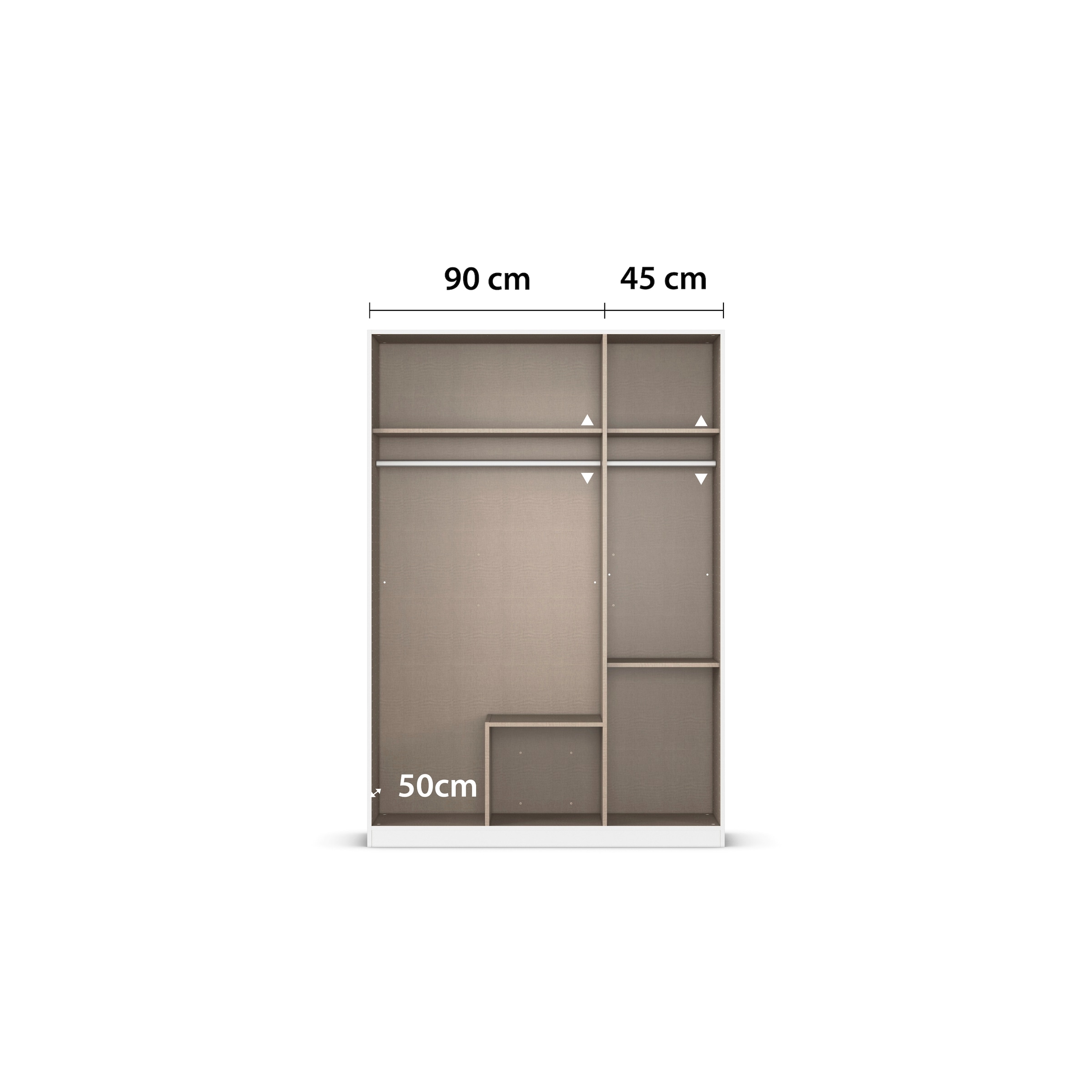 rauch Drehtürenschrank »Kleiderschrank Schrank Garderobe KREFELD optional mit Spiegel«, mit 3 Griff-Varianten, inkl. praktischen Schubladen MADE IN GERMANY